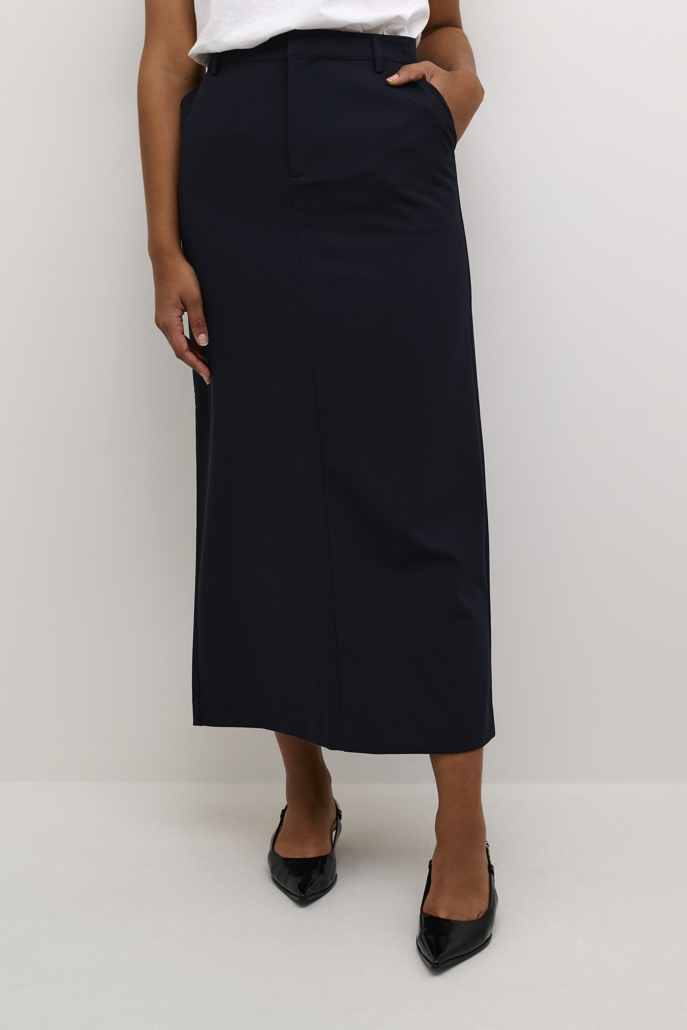Kaffe KAsakura Rok - Blauw - grootte 46 vor Vrouwen