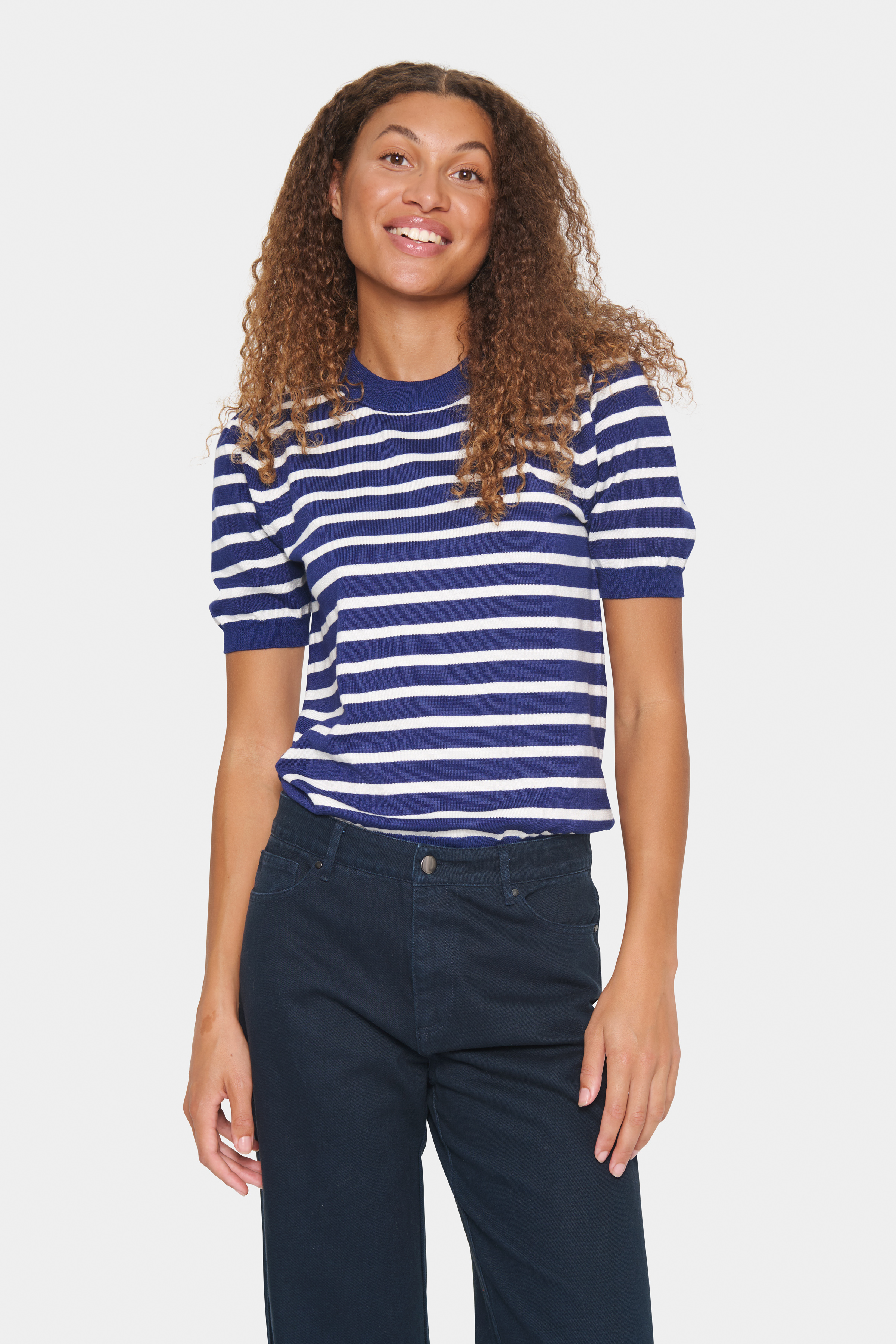Saint Tropez MilaSZ Pullover i størrelse XS i Blå til Damer