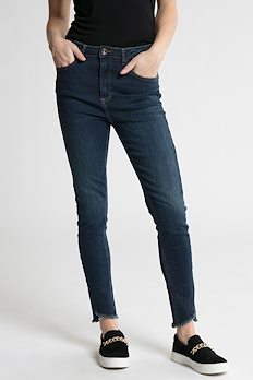 Mörk denimblå