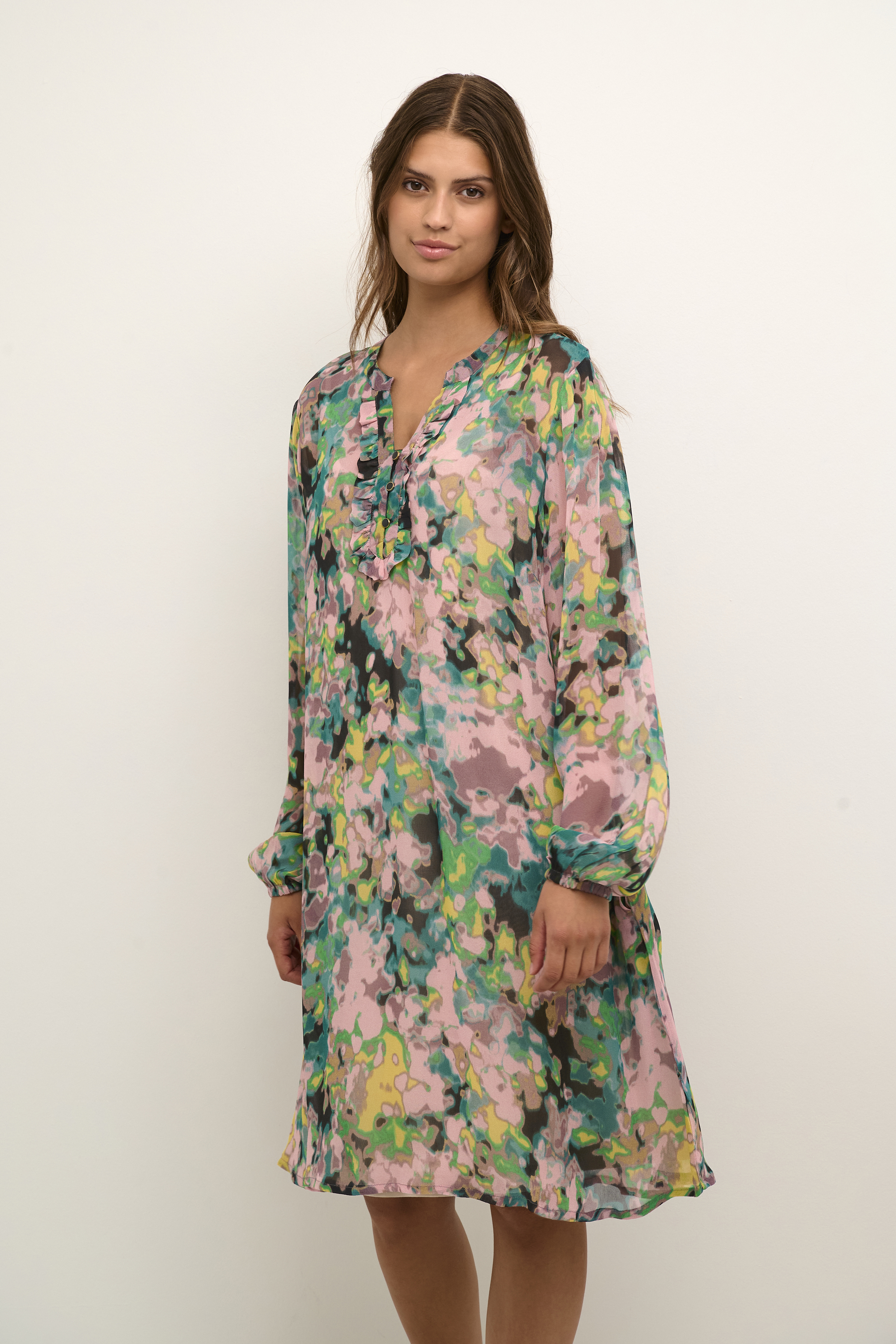 Cream CRBirgitta Jurk - Multi color - grootte 34 vor Vrouwen