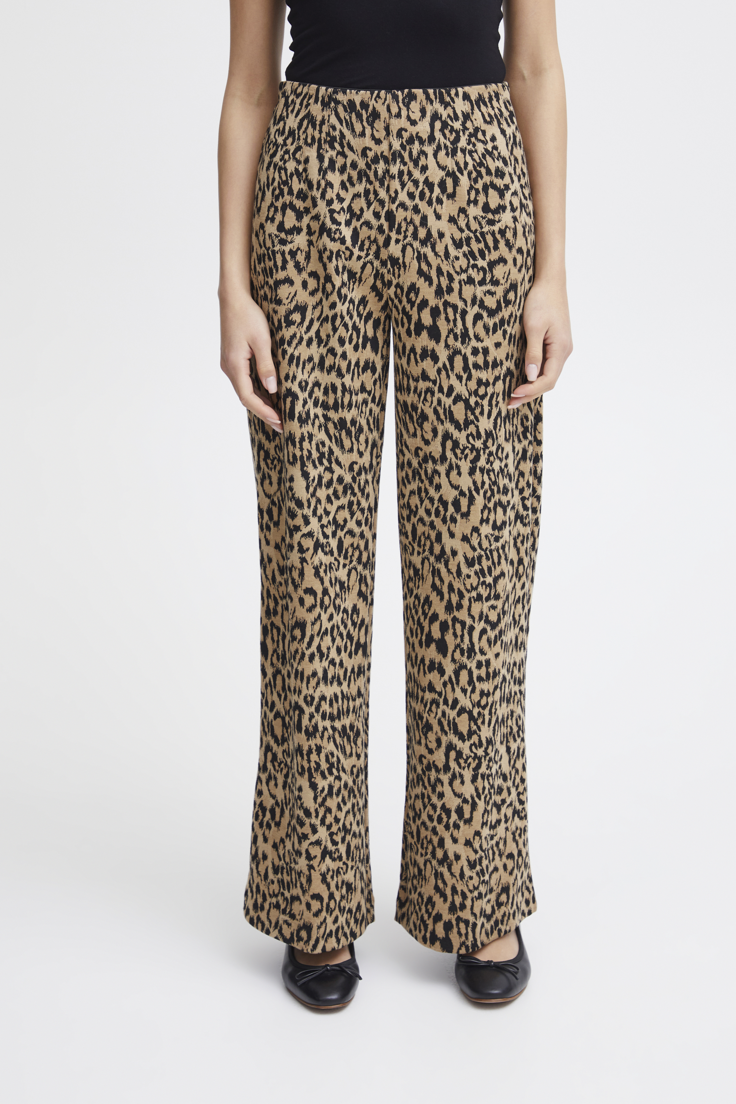 Ichi IHKATE Broek in grootte XS in Brown - door 80% Polyester, 18% Viscose, 2% Elastaan voor Vrouwen
