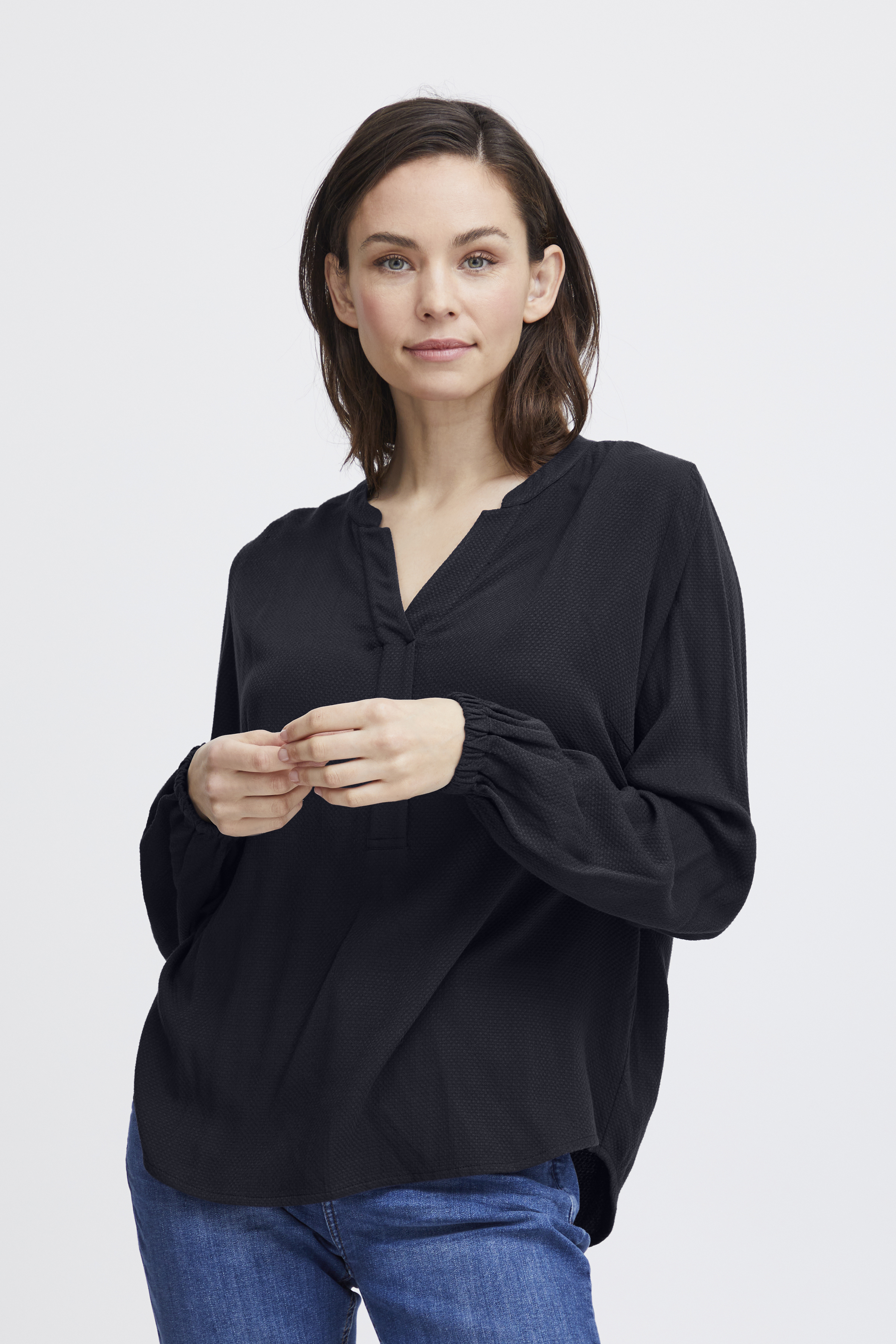 Fransa FRHAIDA Bluse - Blå - Str S - Damer