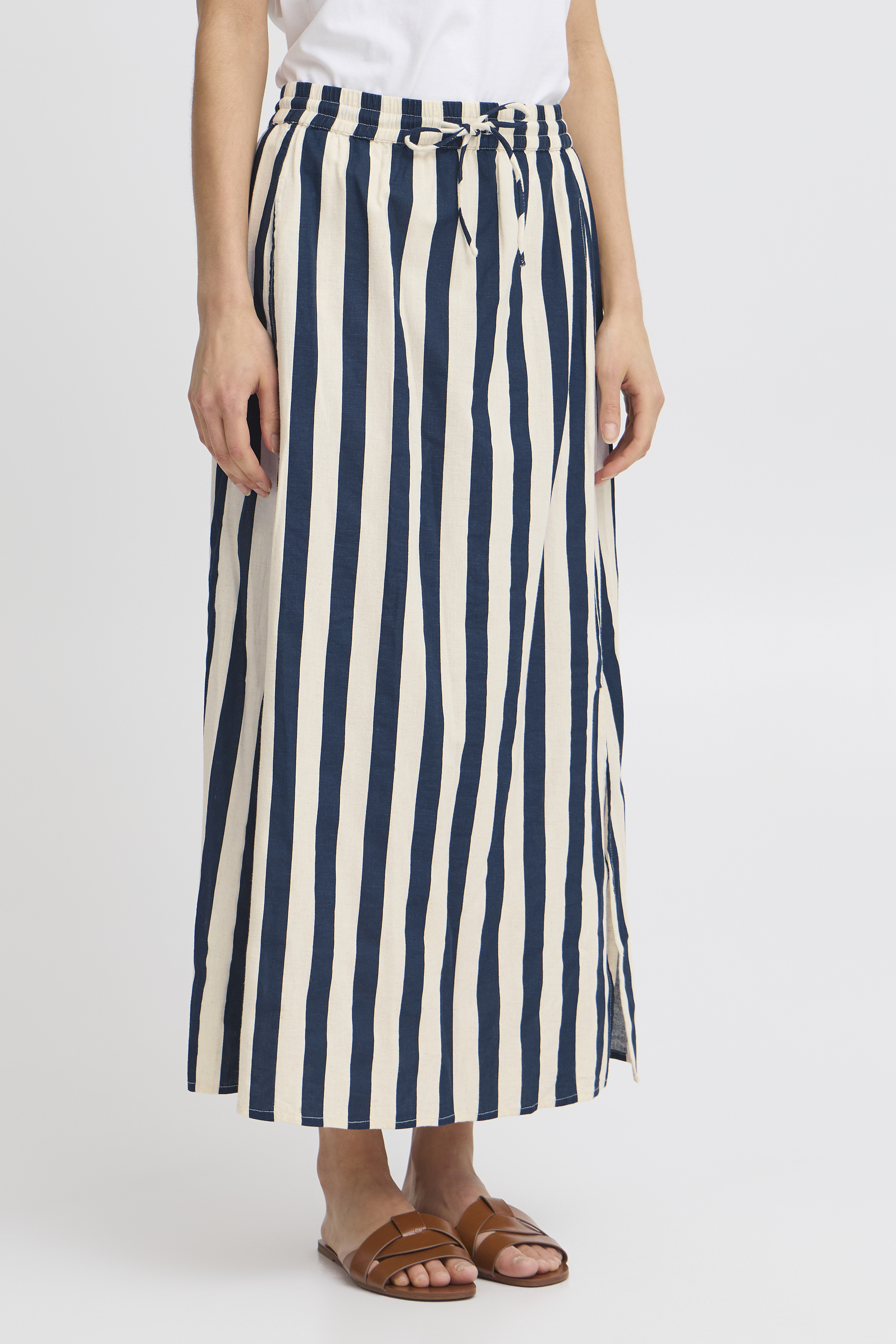 Fransa FRMADDIE Rok - Blauw - grootte M vor Vrouwen