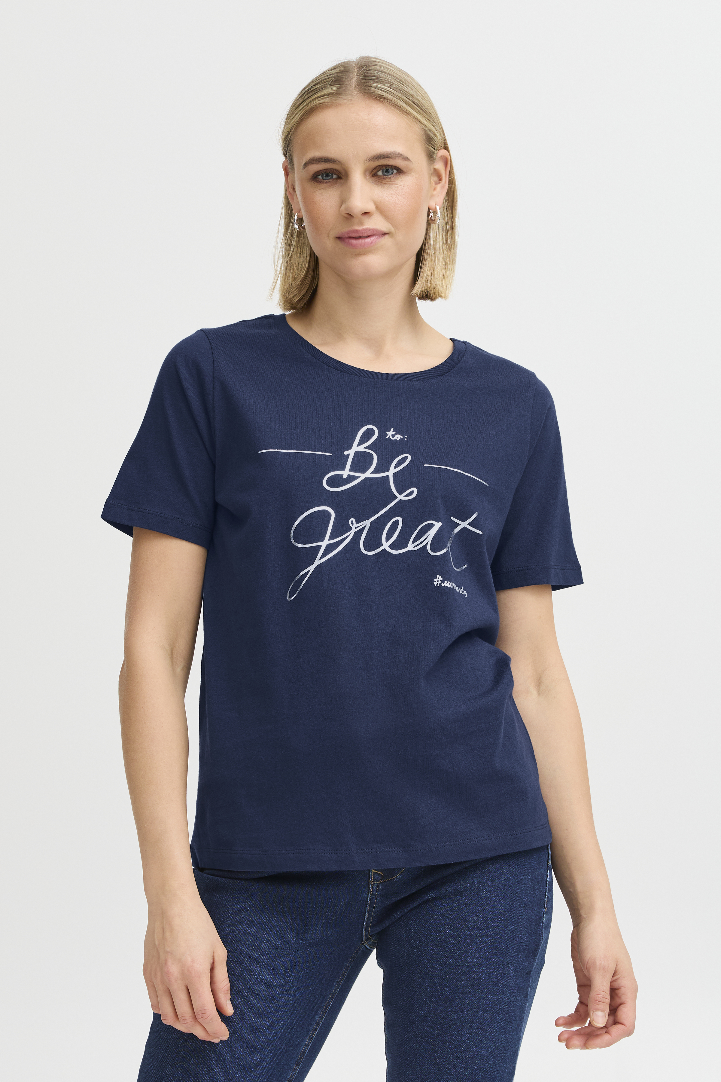 Fransa FRTORGA T-shirt - Blå - str XL för Dam