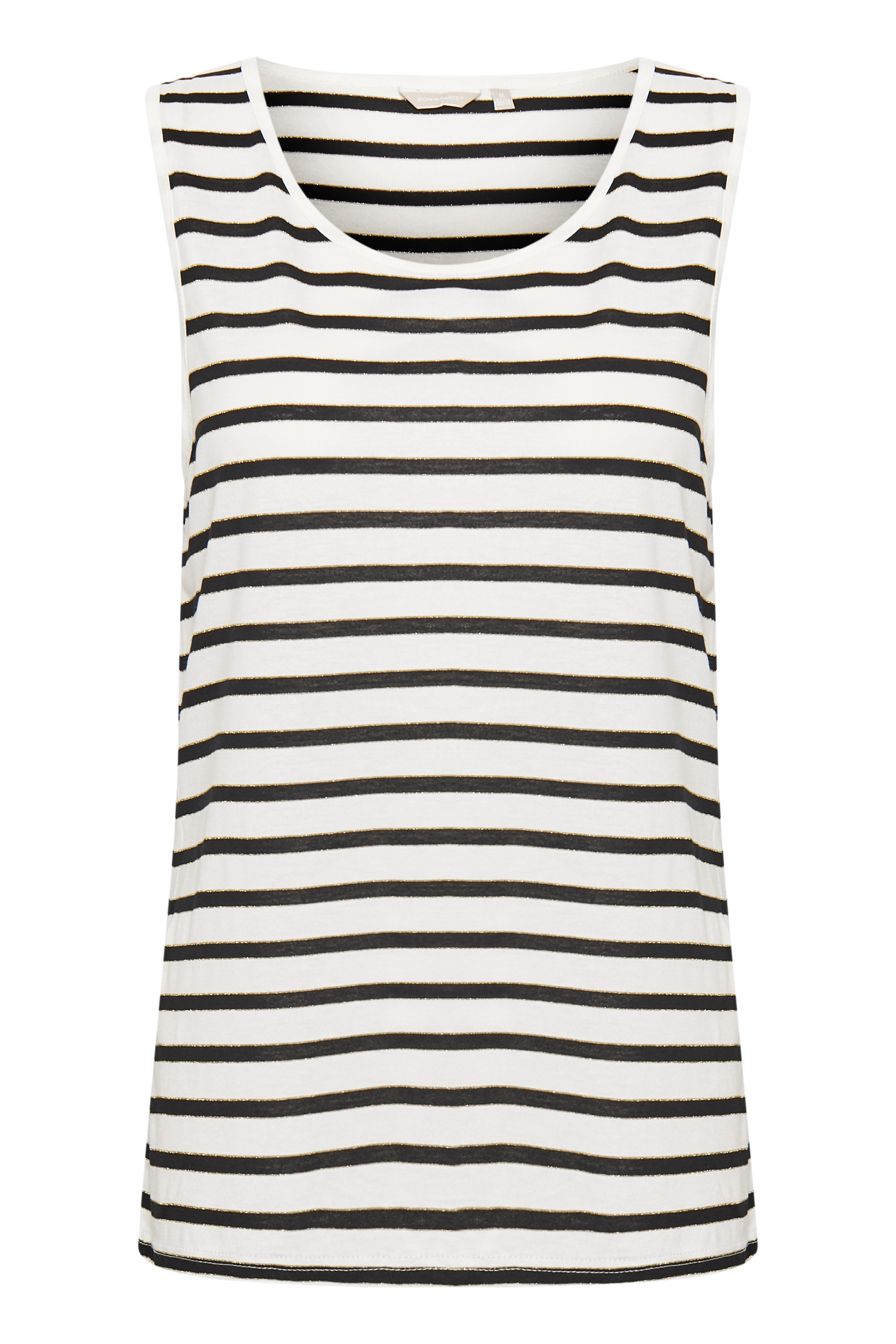 BonA Parte Dame Top - Off-white/marineblå Billede af BonA Parte Dame Top - Off-white/marineblå