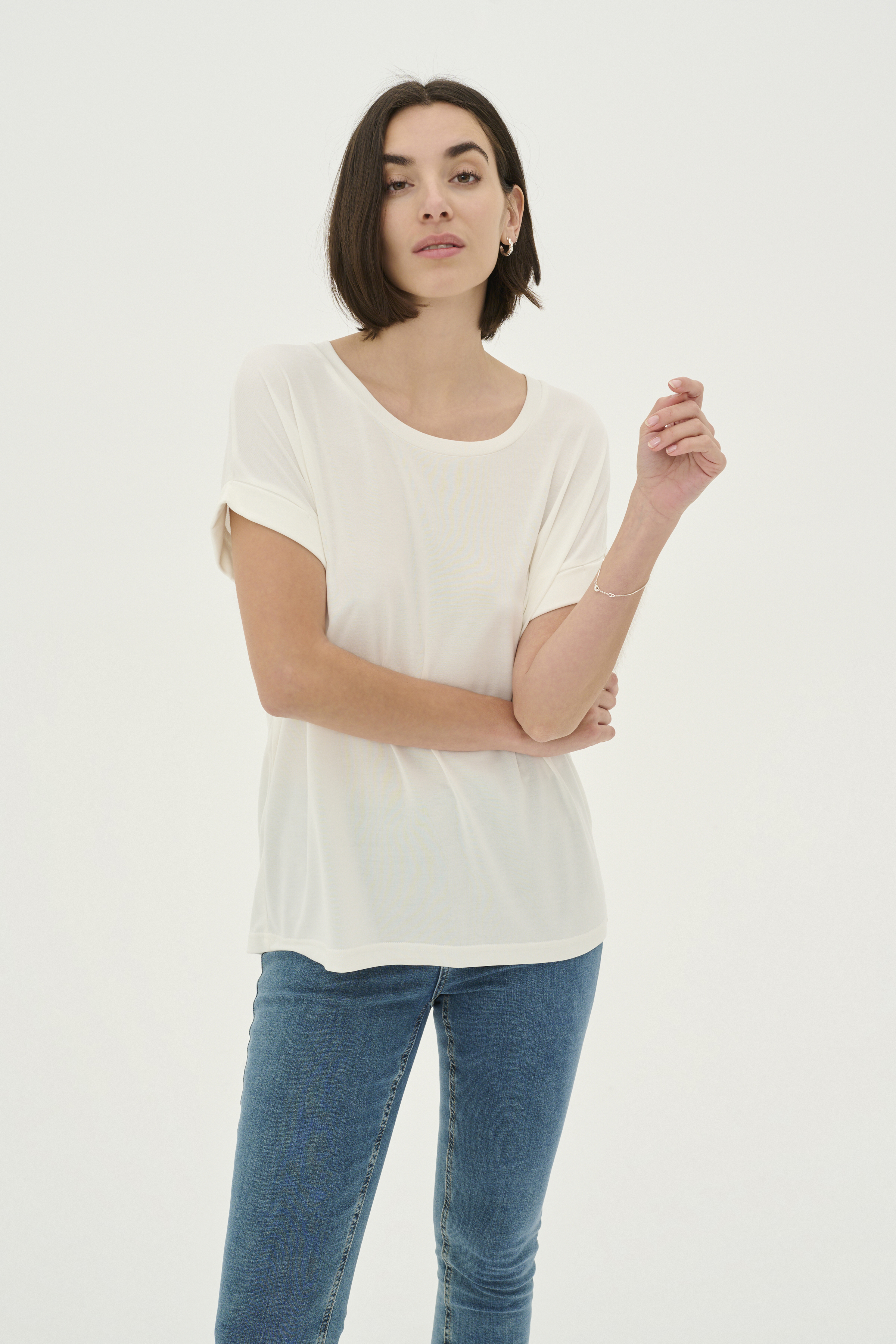 Culture T-shirt korte mouw - Wit - grootte XS vor Vrouwen