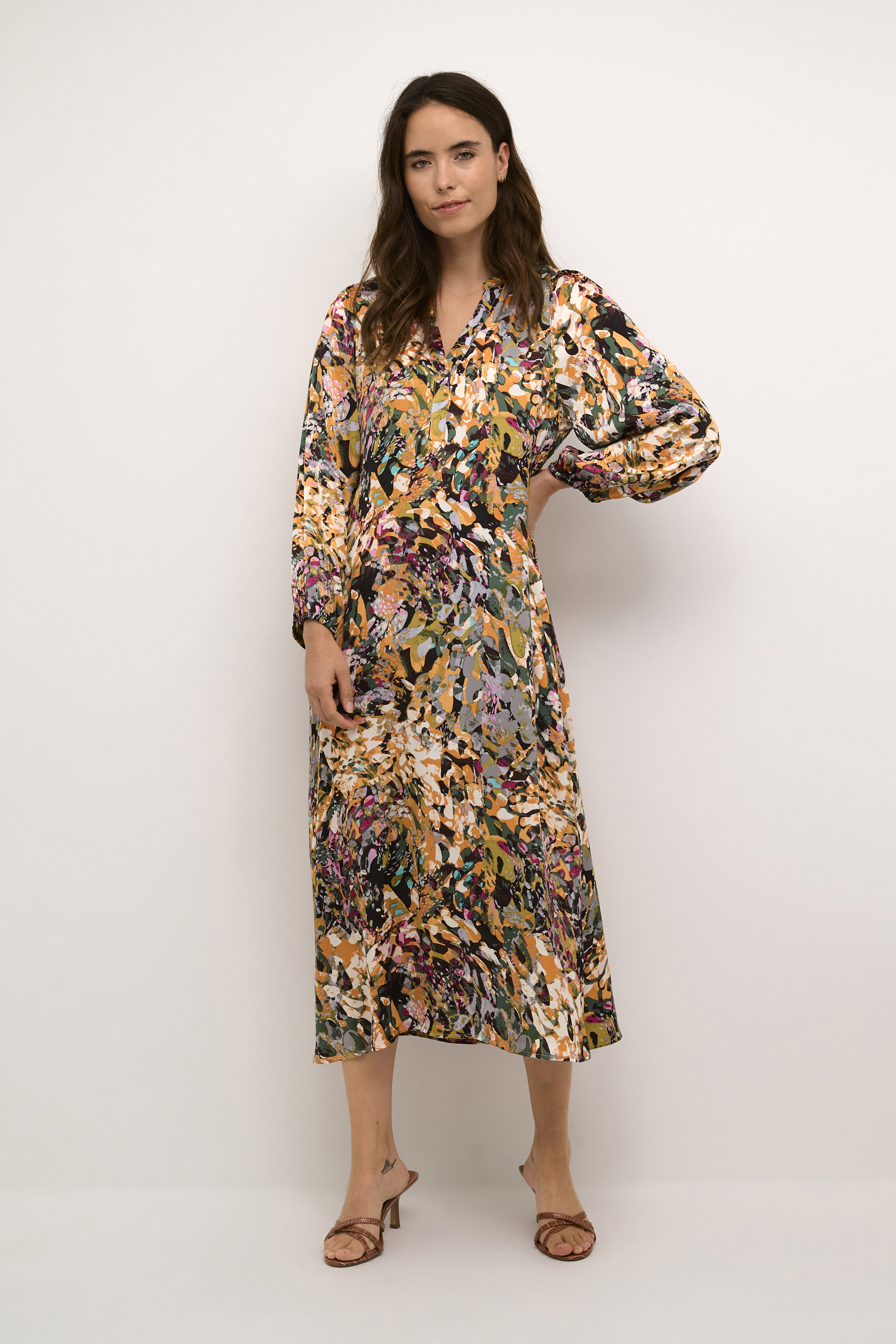 Culture CUkia Jurk - Orange - grootte XL vor Vrouwen