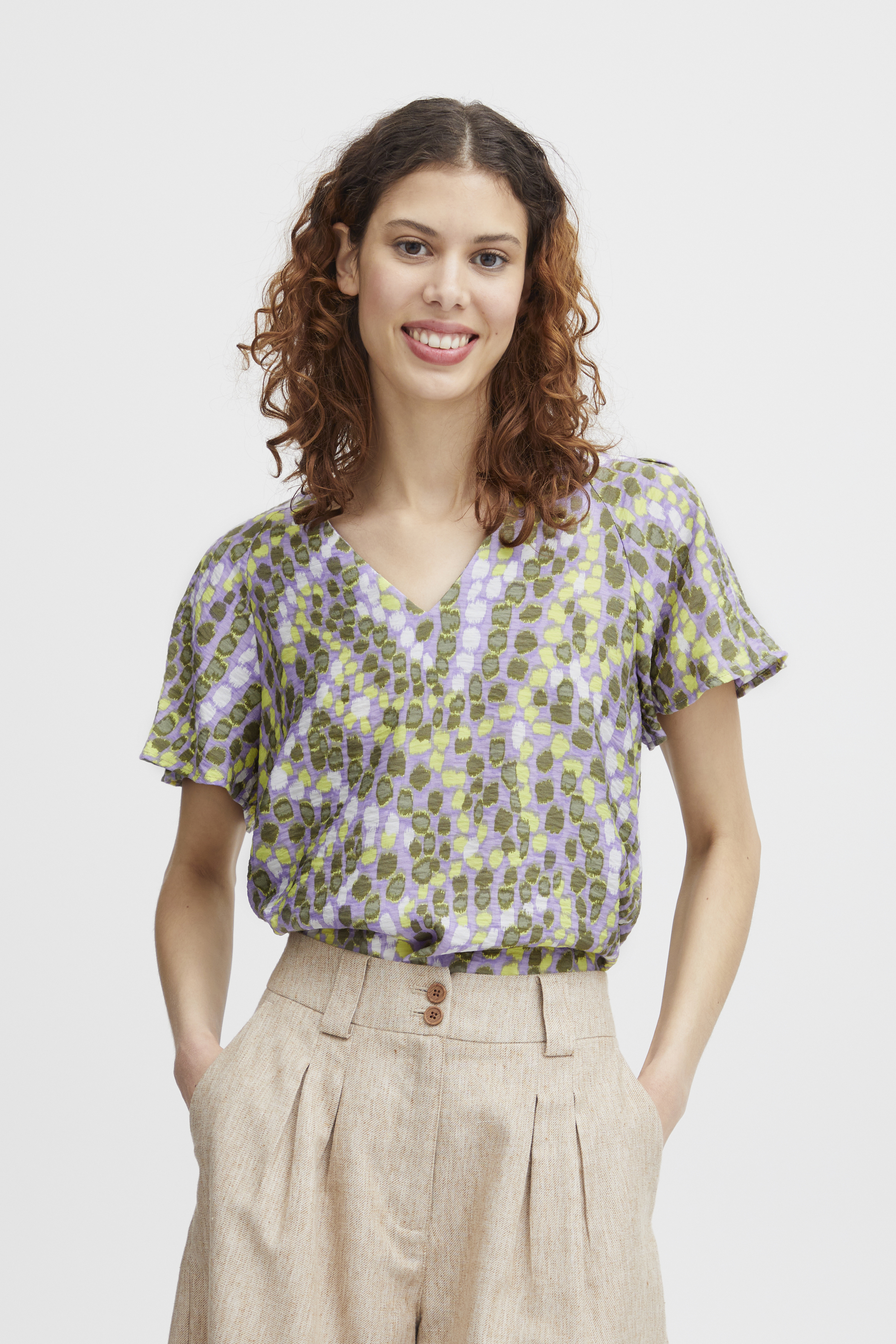 b.young BYIBANO Blouse - Purpre - grootte 34 vor Vrouwen