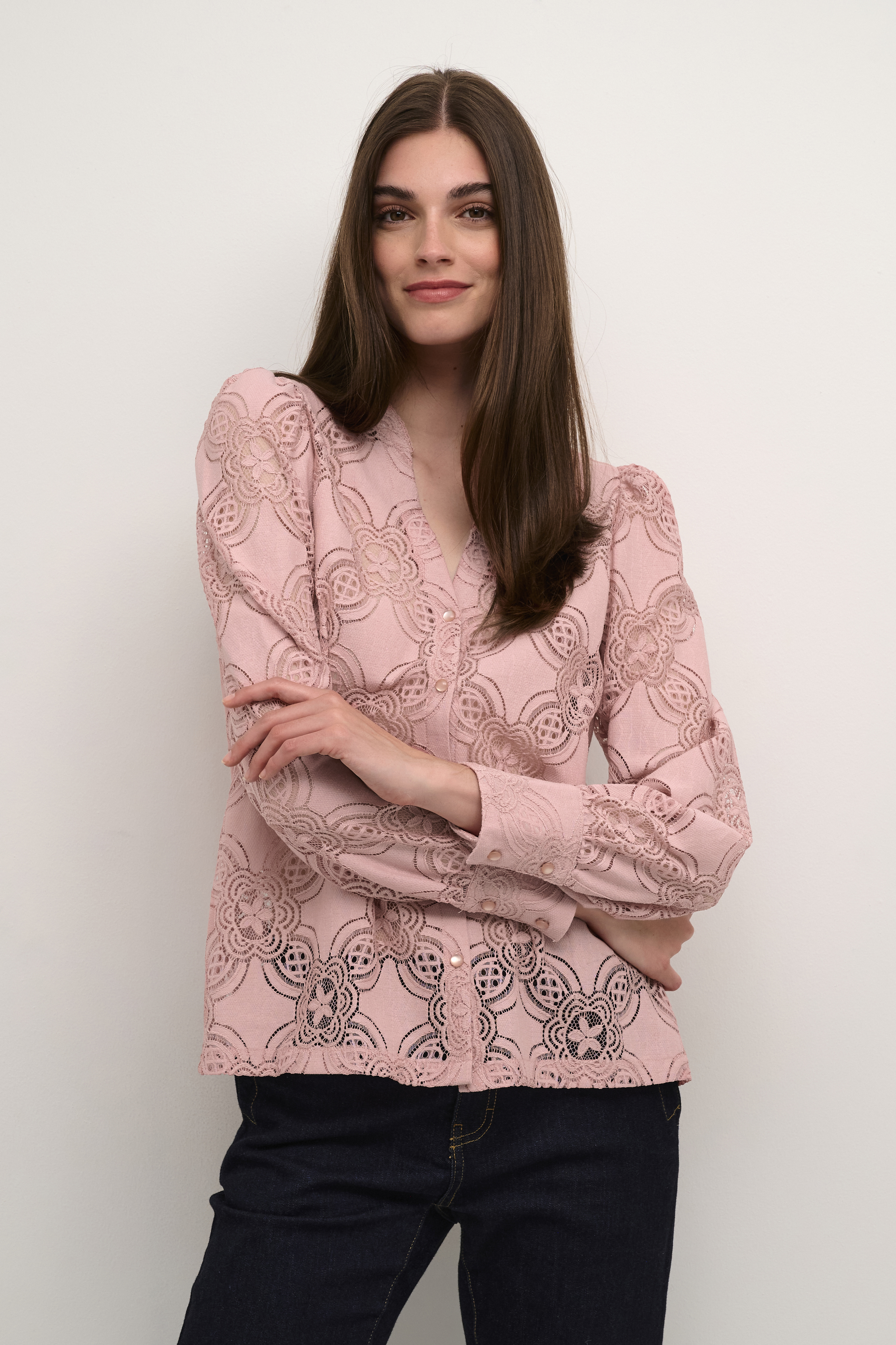 Culture CUolu Overhemd - Pink - grootte L vor Vrouwen
