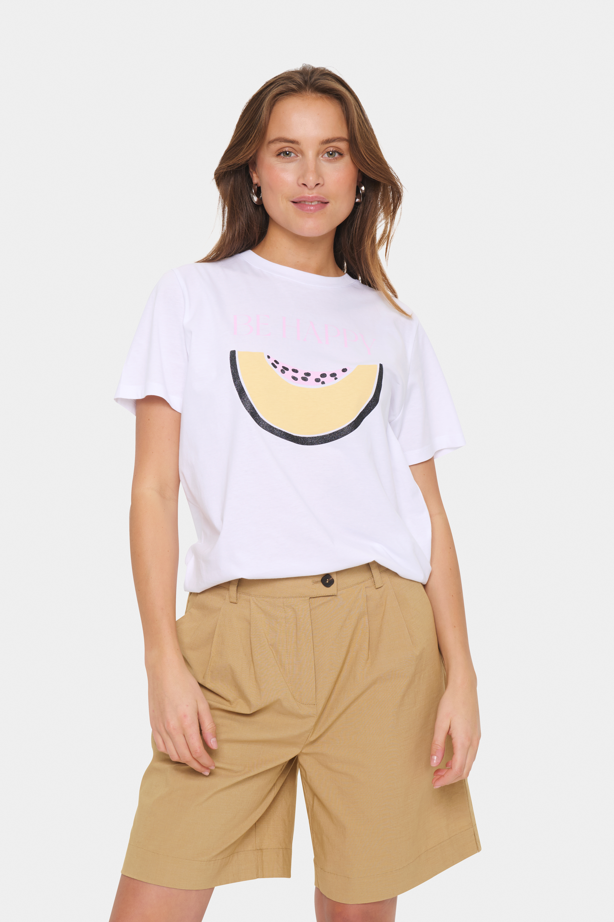 Saint Tropez HardaSZ T-shirt - Gul - str XXL för Dam