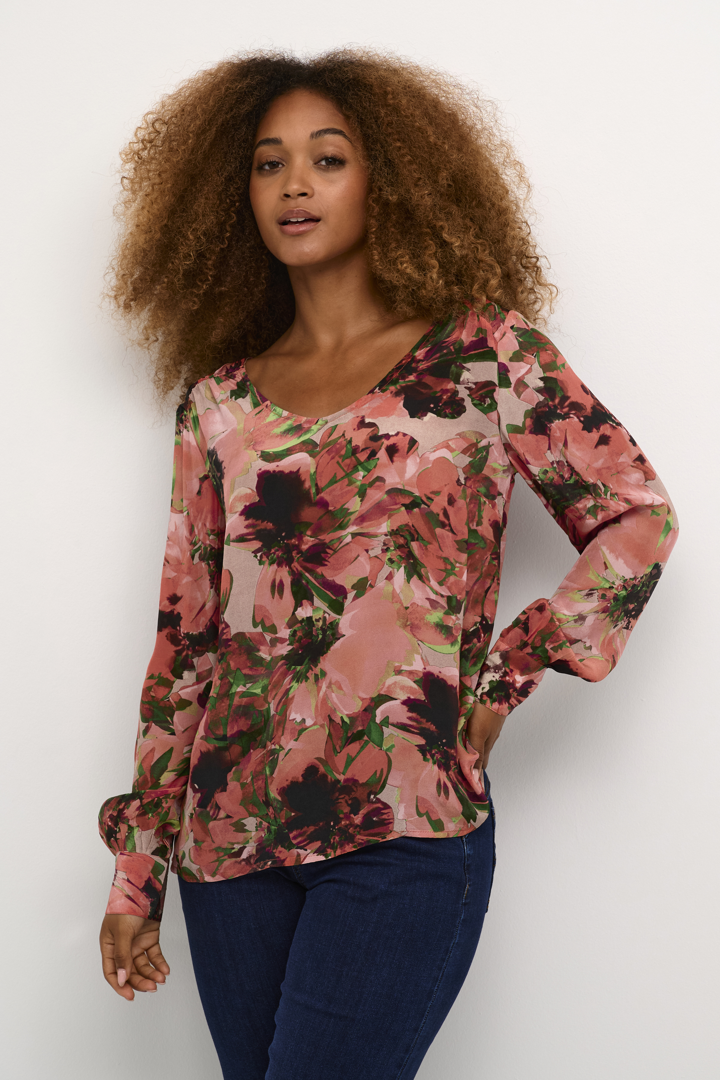 Cream CREliza Blouse - Pink - grootte 42 vor Vrouwen