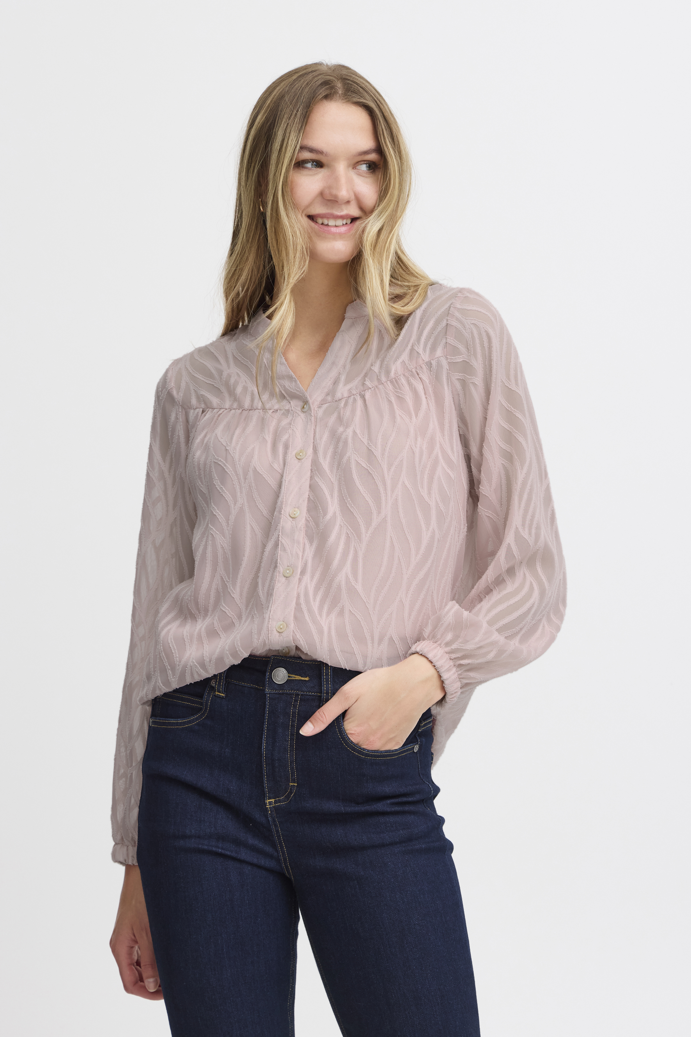 Fransa FRHAZY Skjorta - Pink - str XS för Dam