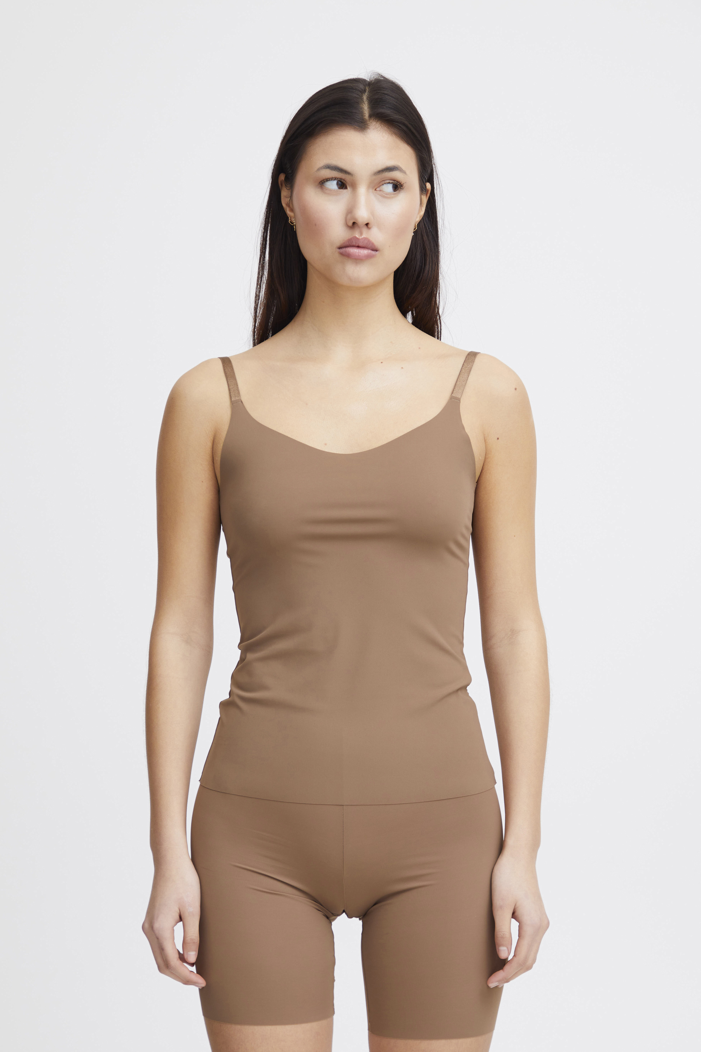 ICHI accessories IASIV Top - Brown - str XS för Dam