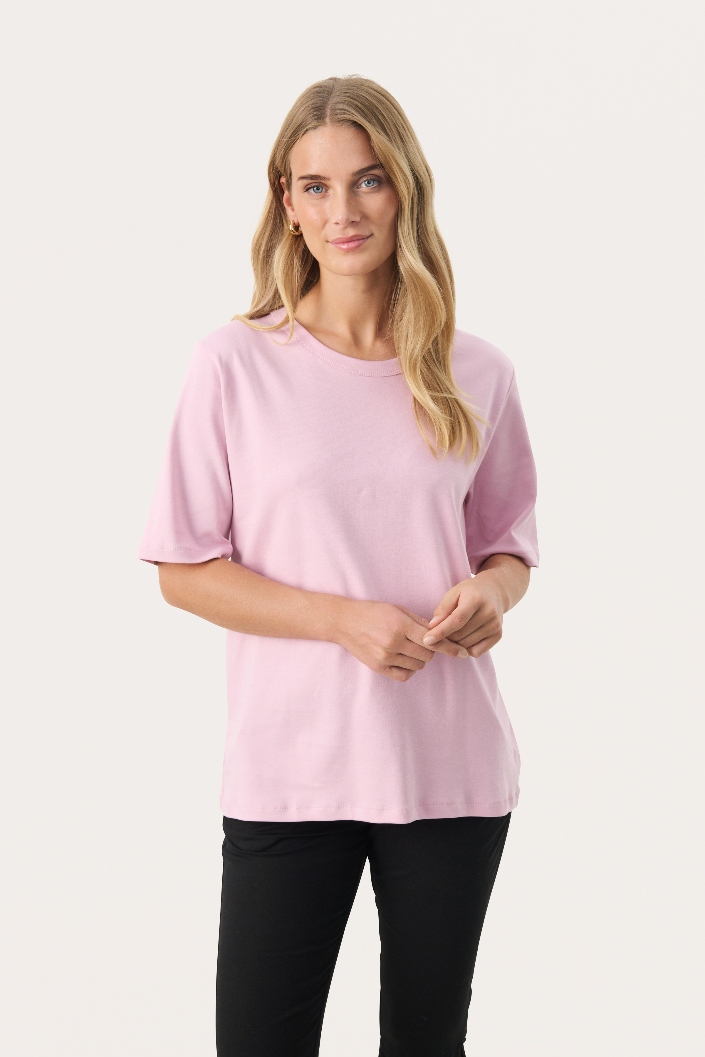 Part Two RatanaPW T-shirt - Pink - grootte L vor Vrouwen