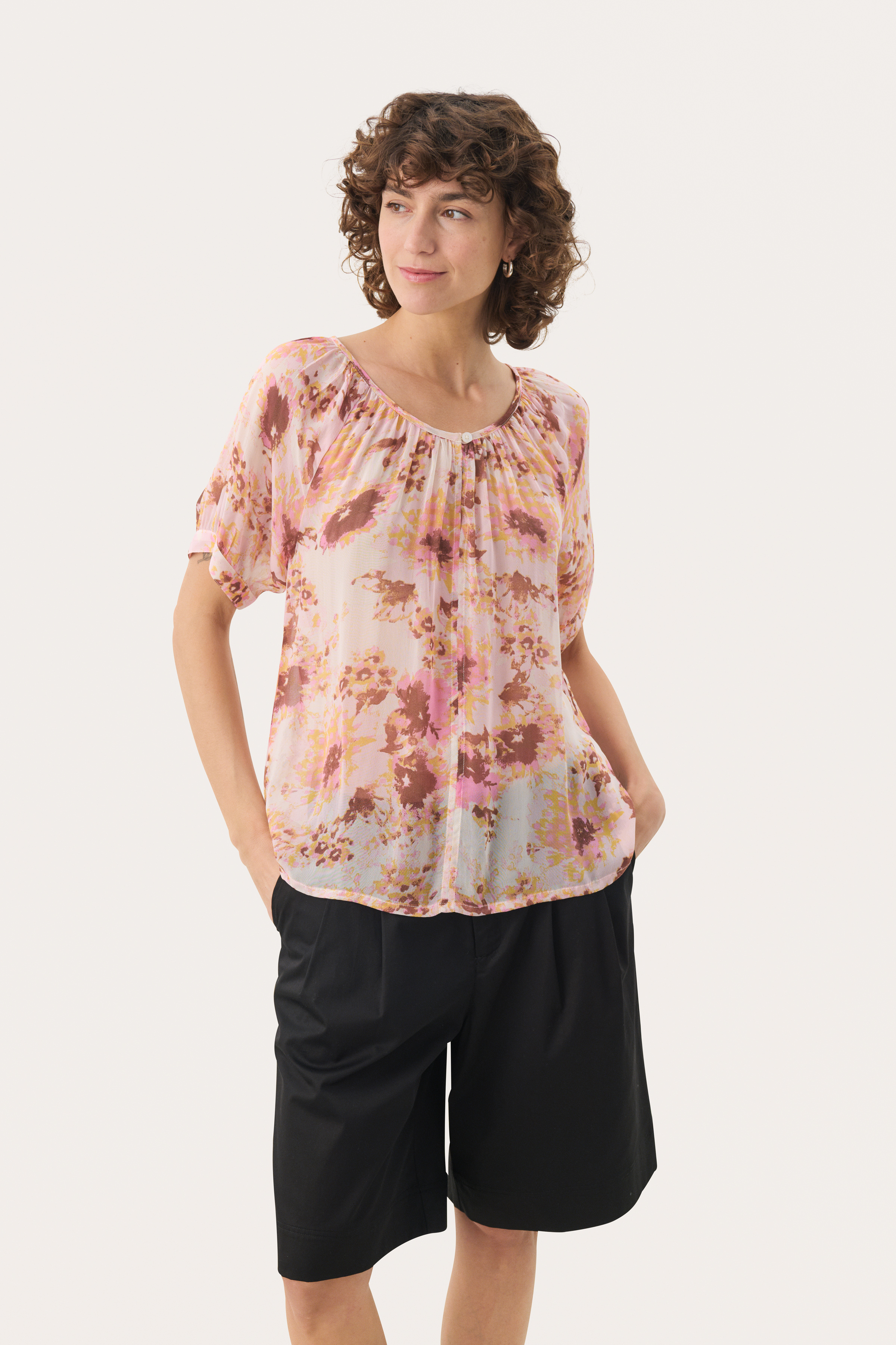 Part Two RosannaPW Bluse i størrelse 32 i Pink til Damer