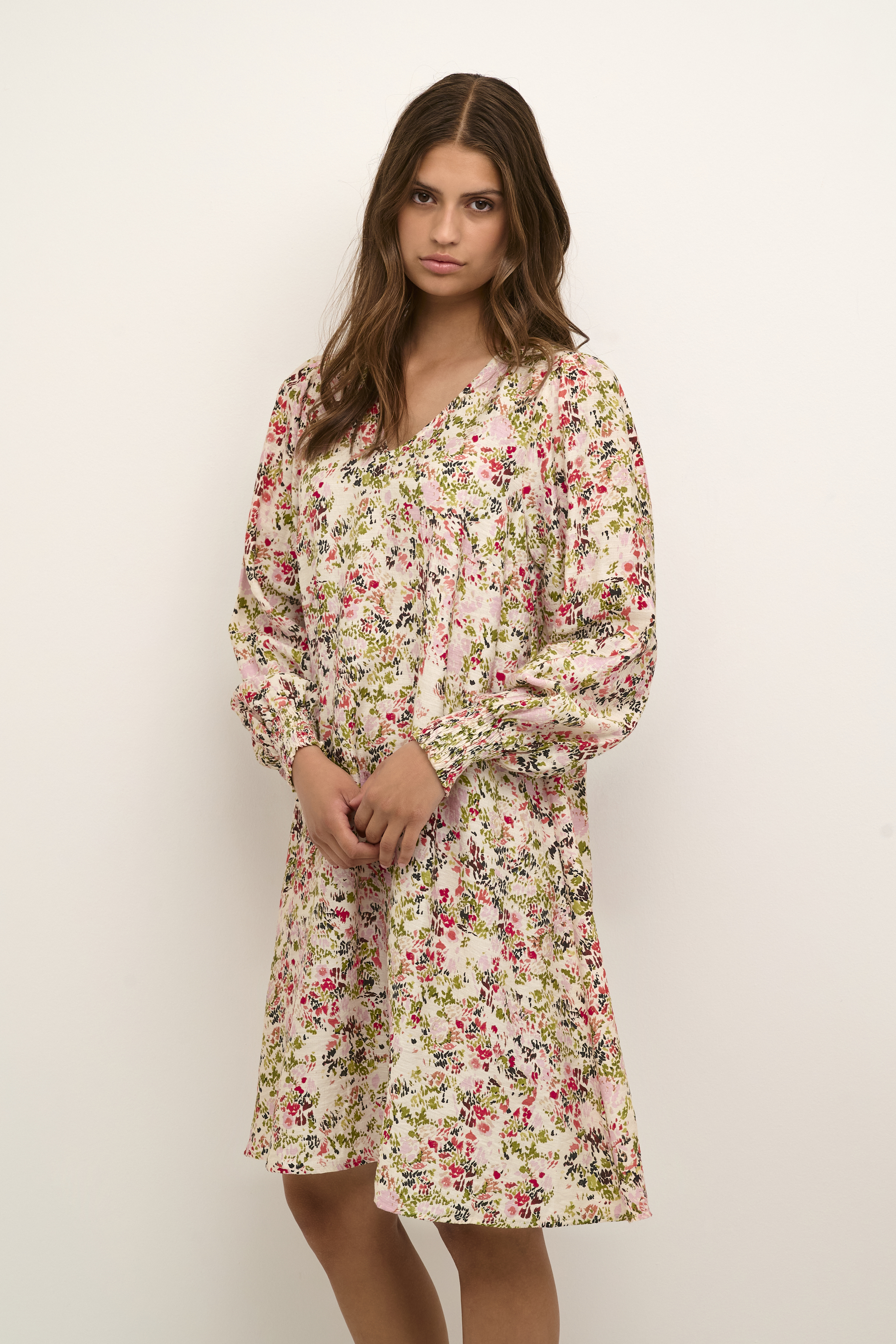 Kaffe KAjohanna Jurk - Multi color - grootte 42 vor Vrouwen