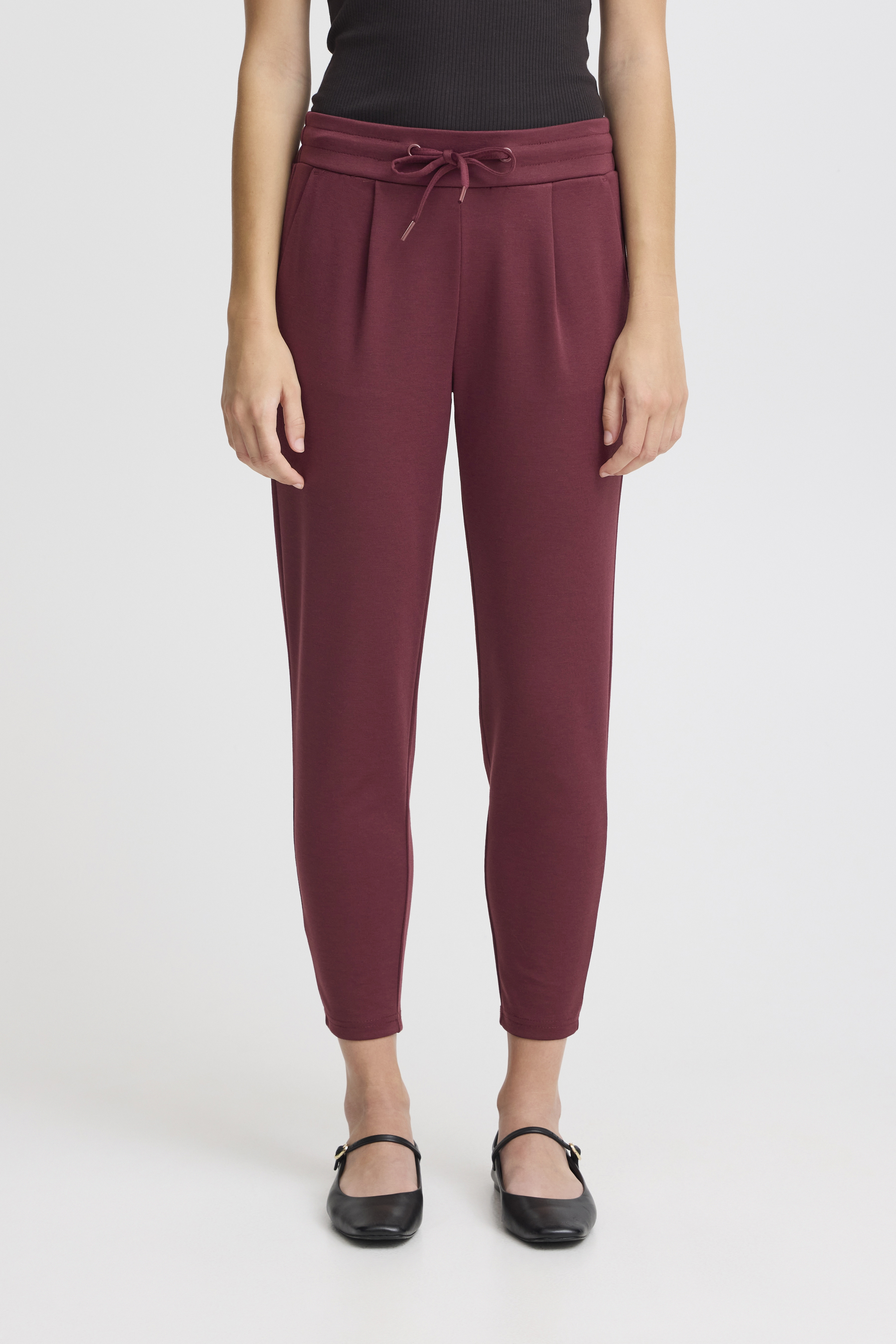 Ichi IHKATE Broek - Rood - grootte XS vor Vrouwen