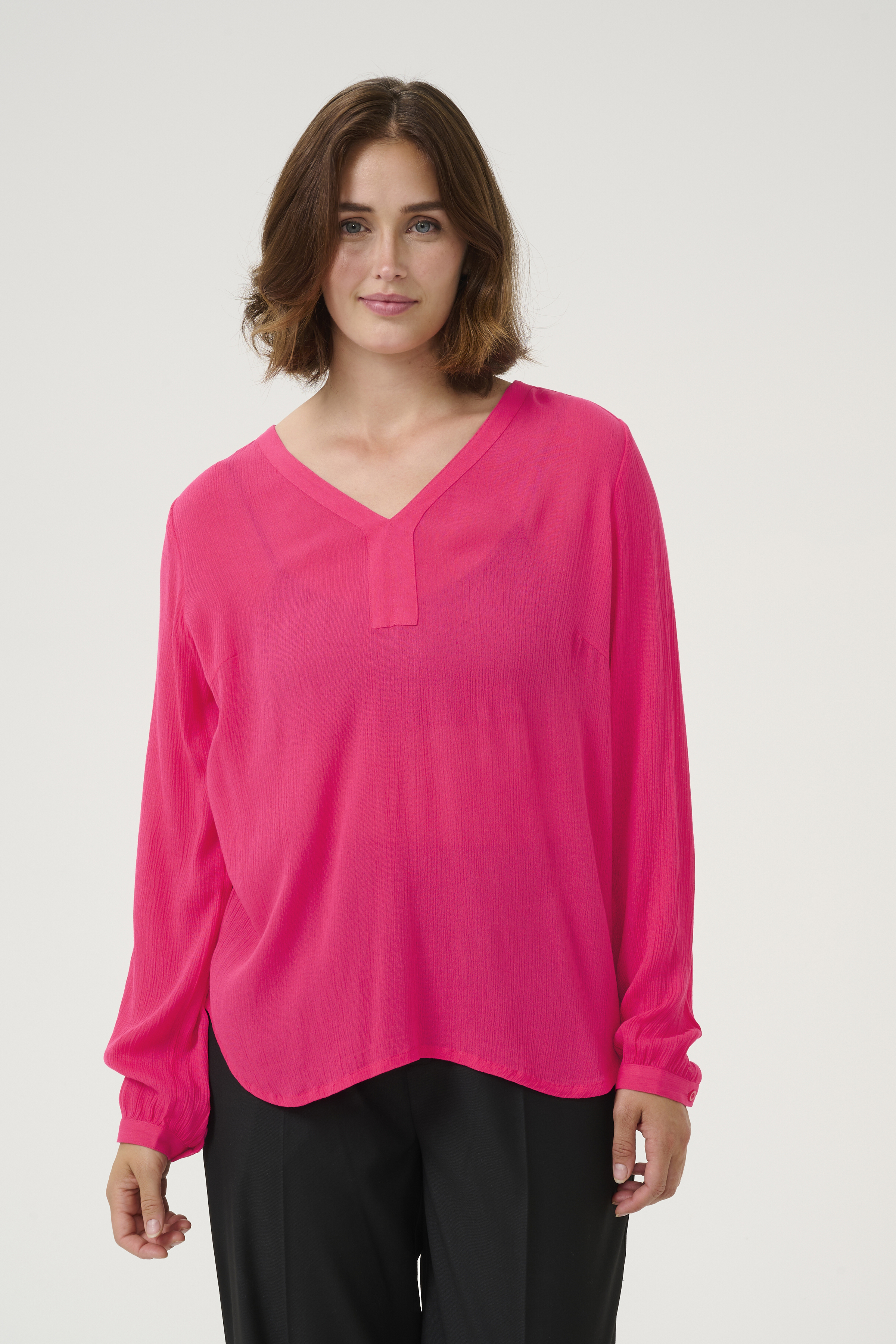 Kaffe Amber Blouse - Rood - grootte 34 vor Vrouwen