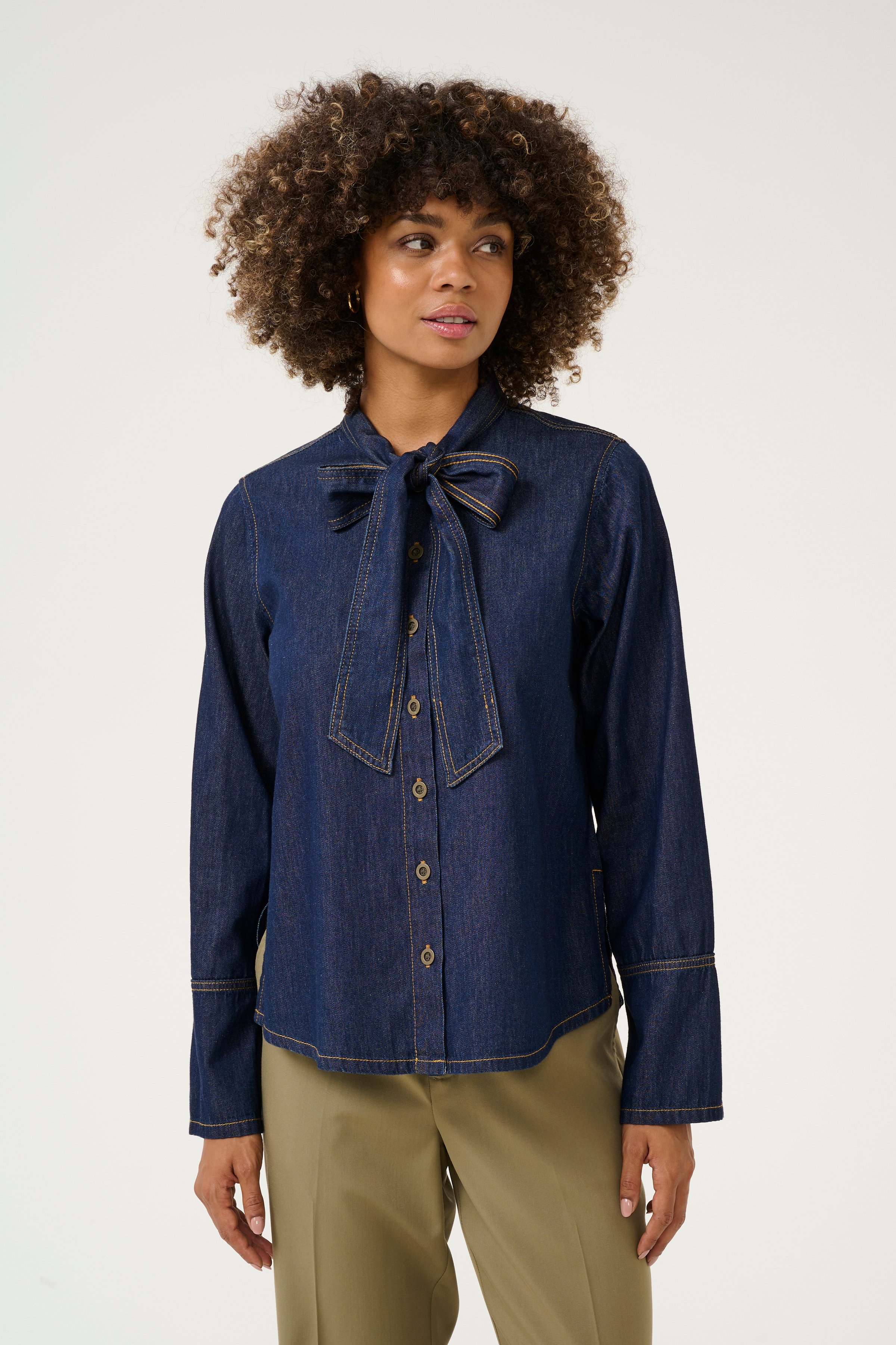 Culture CUwinnie Overhemd - Blauw - grootte XL vor Vrouwen
