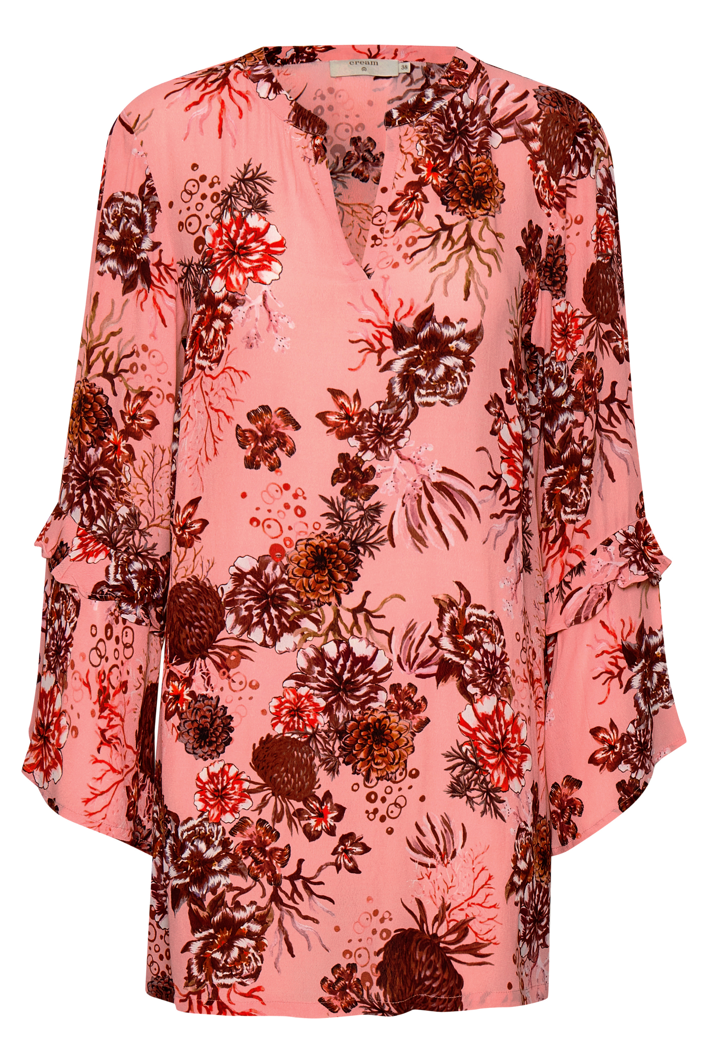 Cream Dame Tunika - Rosa/mørk rosa Billede af Cream Dame Tunika - Rosa/mørk rosa