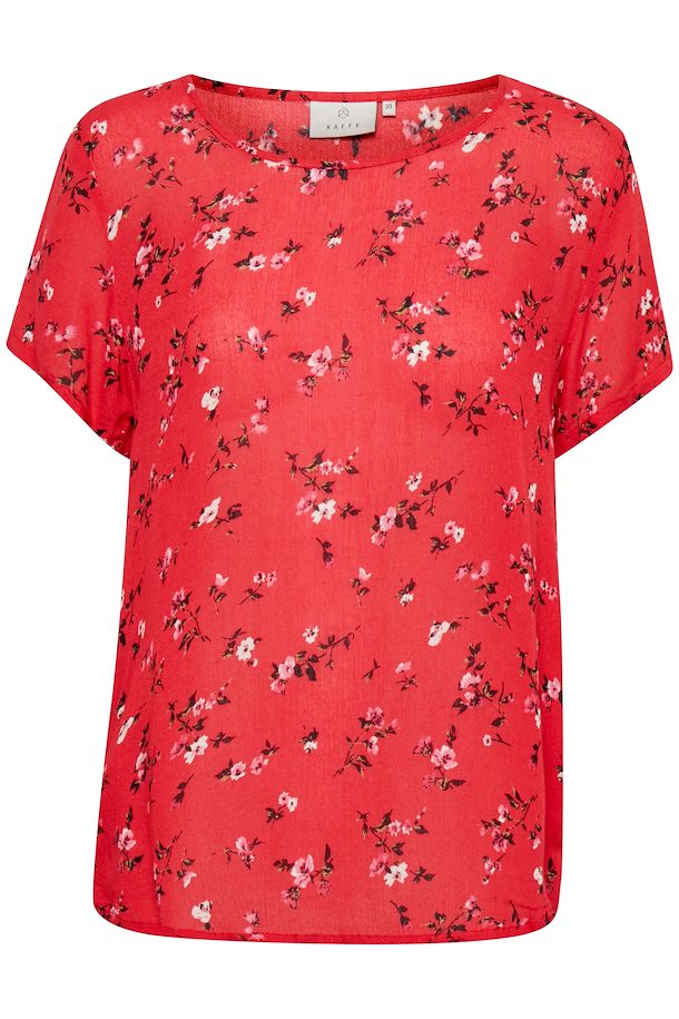Rot Kurzarm Bluse Von Kaffe Shoppen Sie Rot Kurzarm Bluse Ab Gr 34 46 Hier