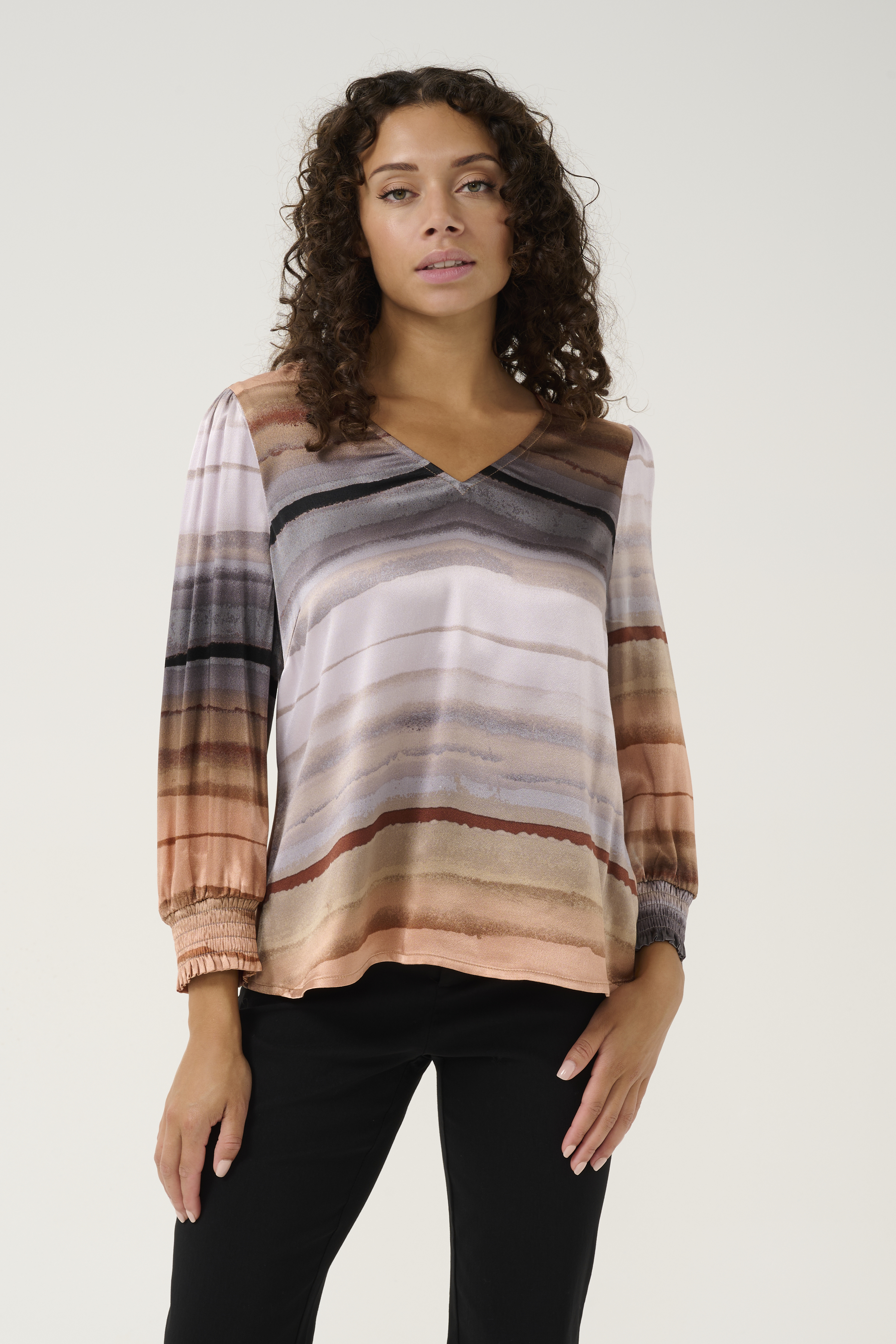 Culture CUibla Blus - Orange - str XS för Dam