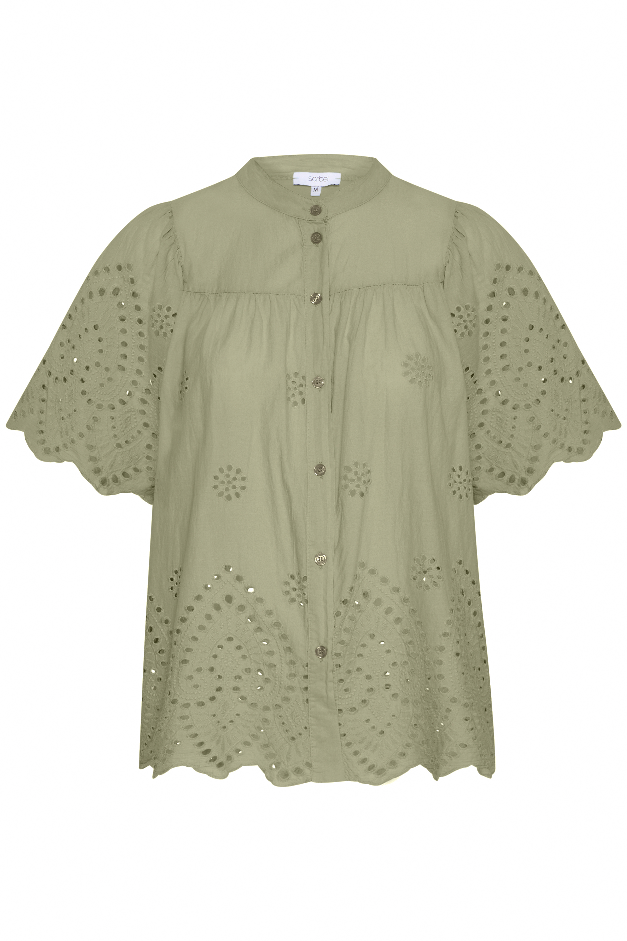 Sorbet SBLEONY Blouse - Groente - grootte L vor Vrouwen