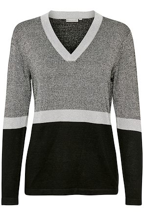 Silver/svart