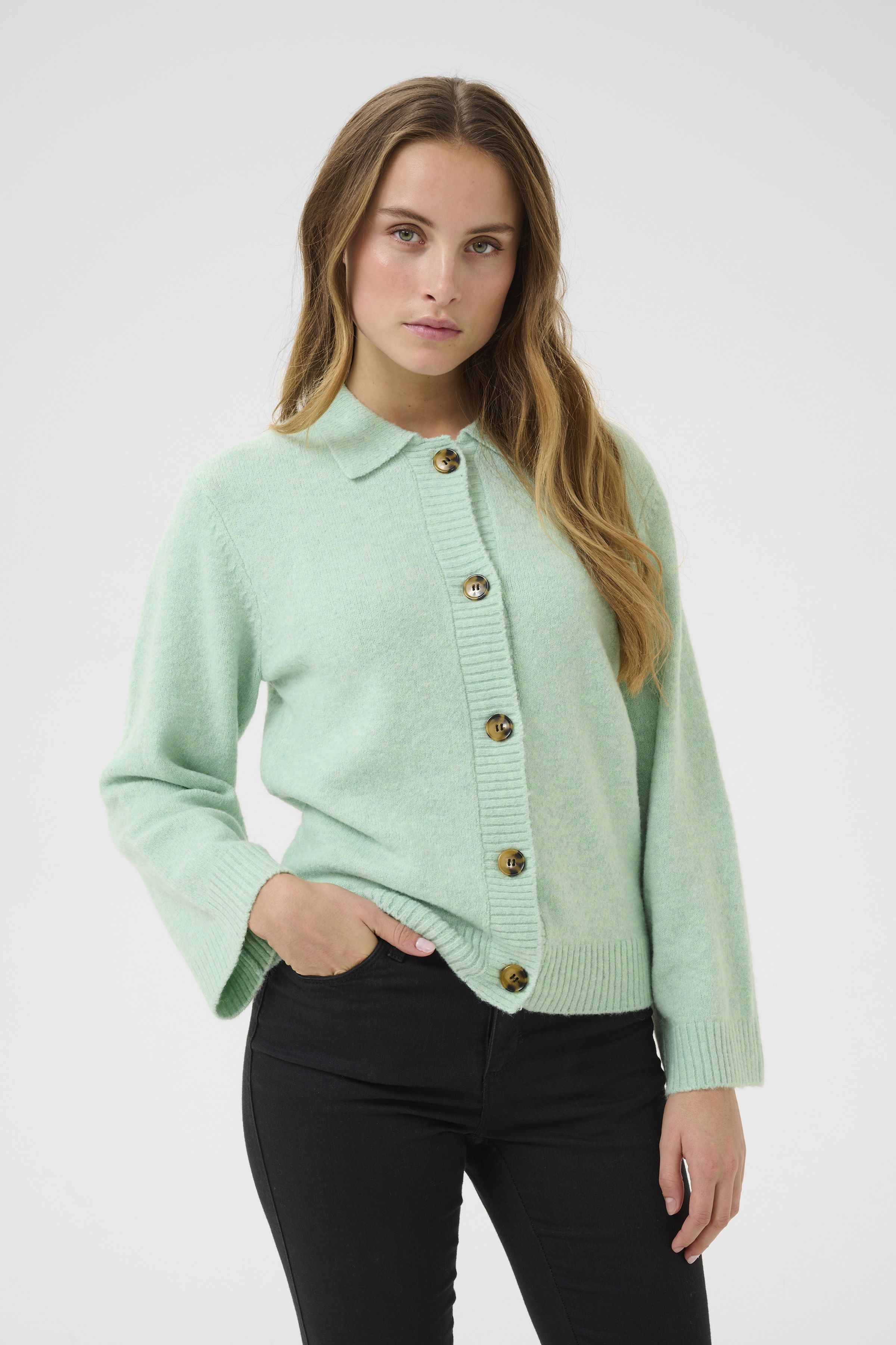 Bon'A Parte BPselva Cardigan - Grön - str XXXL för Dam