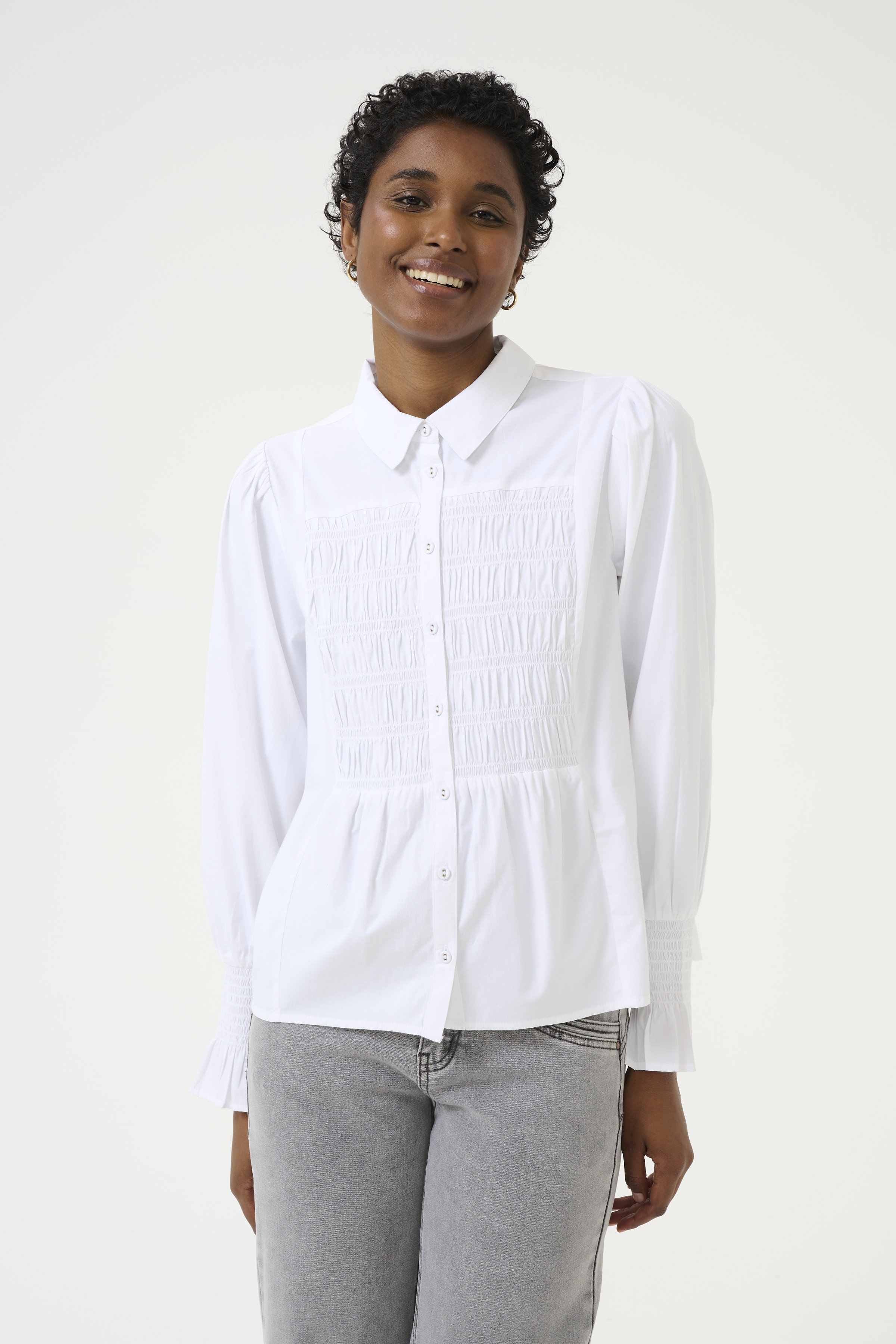 Cream CRAdeline Overhemd - Wit - grootte 34 vor Vrouwen