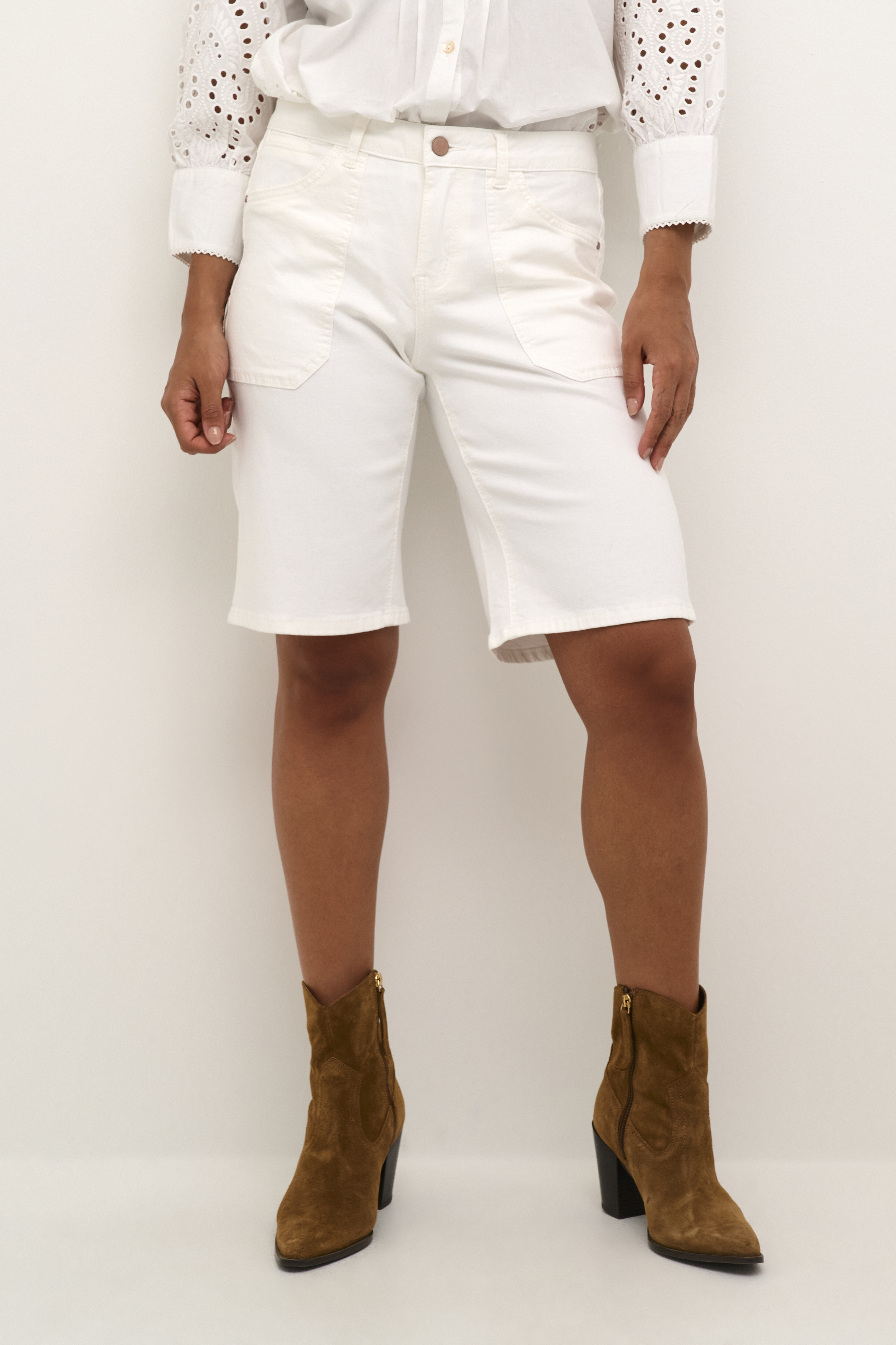 Cream CRAnn Shorts - Wit - grootte 336/8 vor Vrouwen