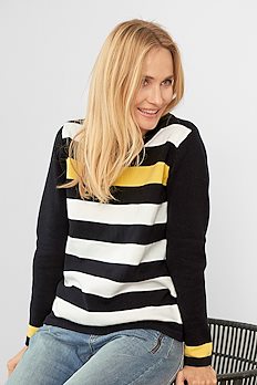 Sort/off-white
