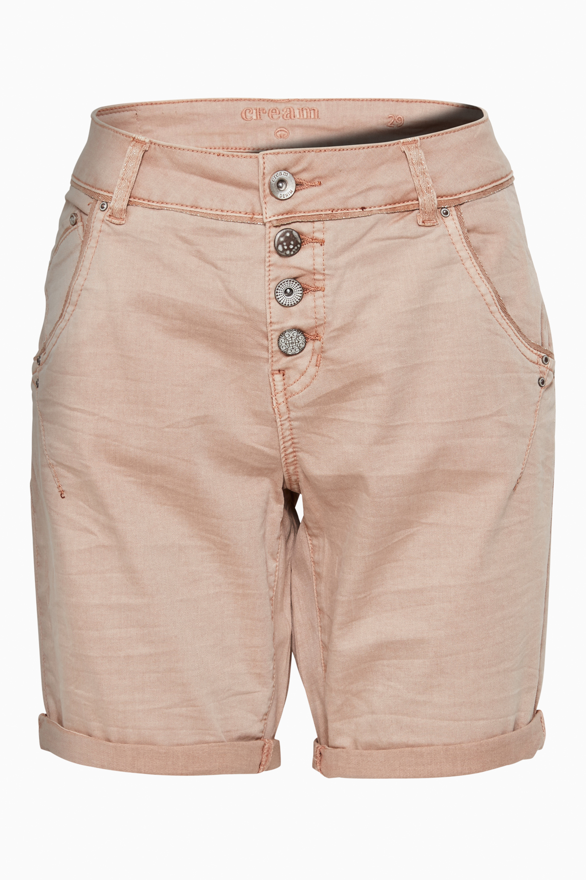 Cream Dame Twillshorts - Støvet rosa Billede af Cream Dame Twillshorts - Støvet rosa