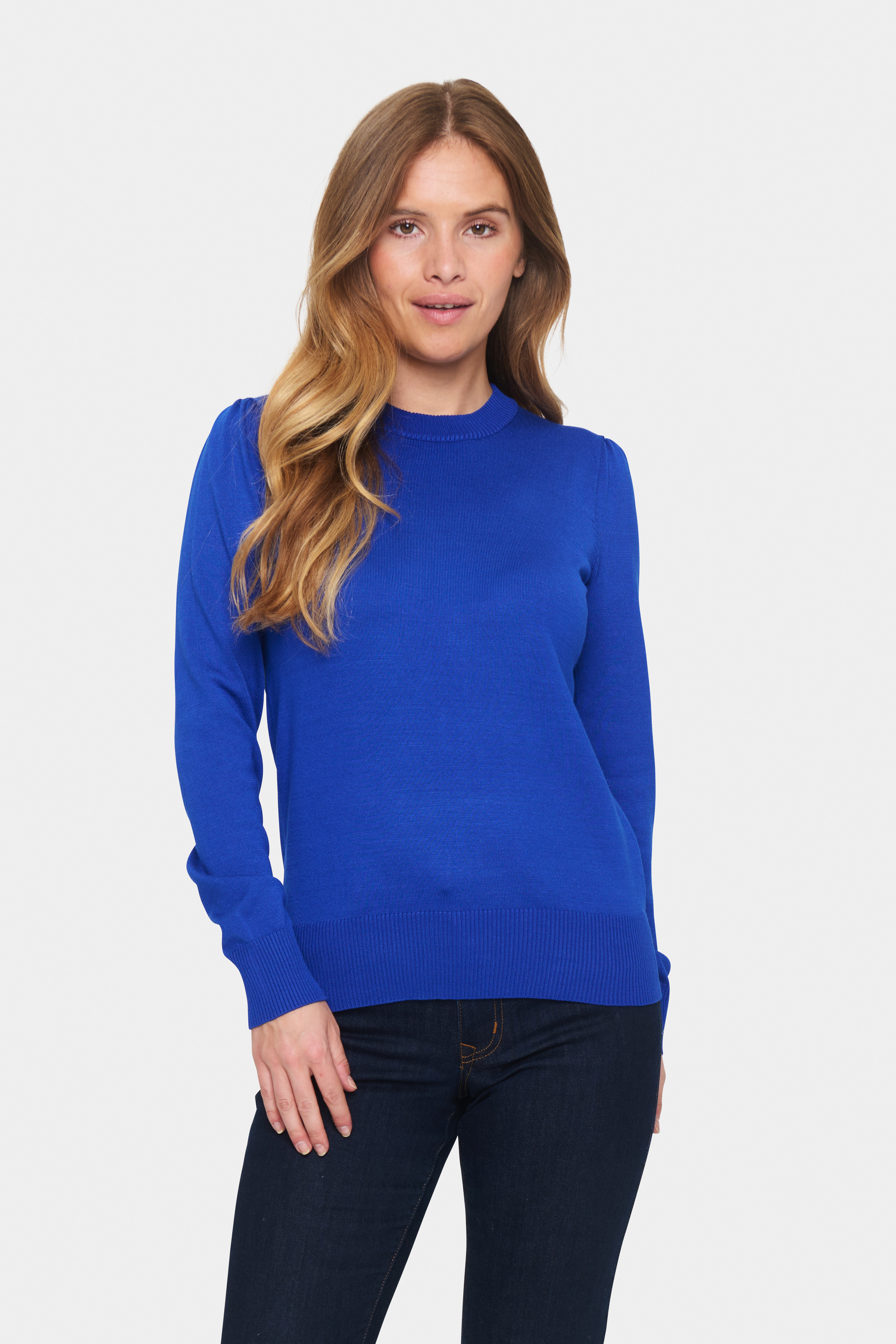Saint Tropez MilaSZ Pullover i størrelse L i Blå til Damer