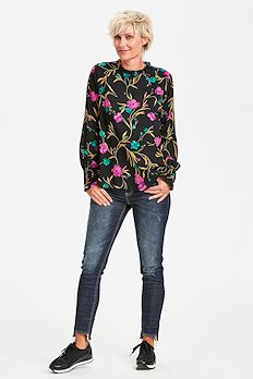 Svart/fuchsia