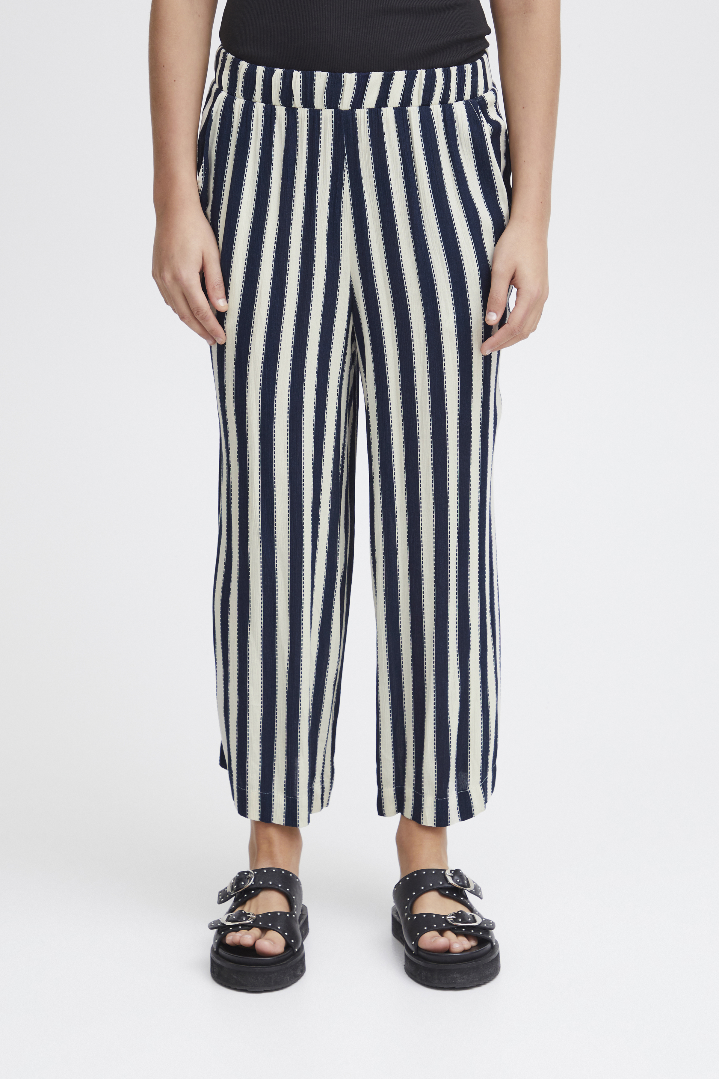 Ichi IHMARRAKECH Broek - Blauw - grootte XS vor Vrouwen