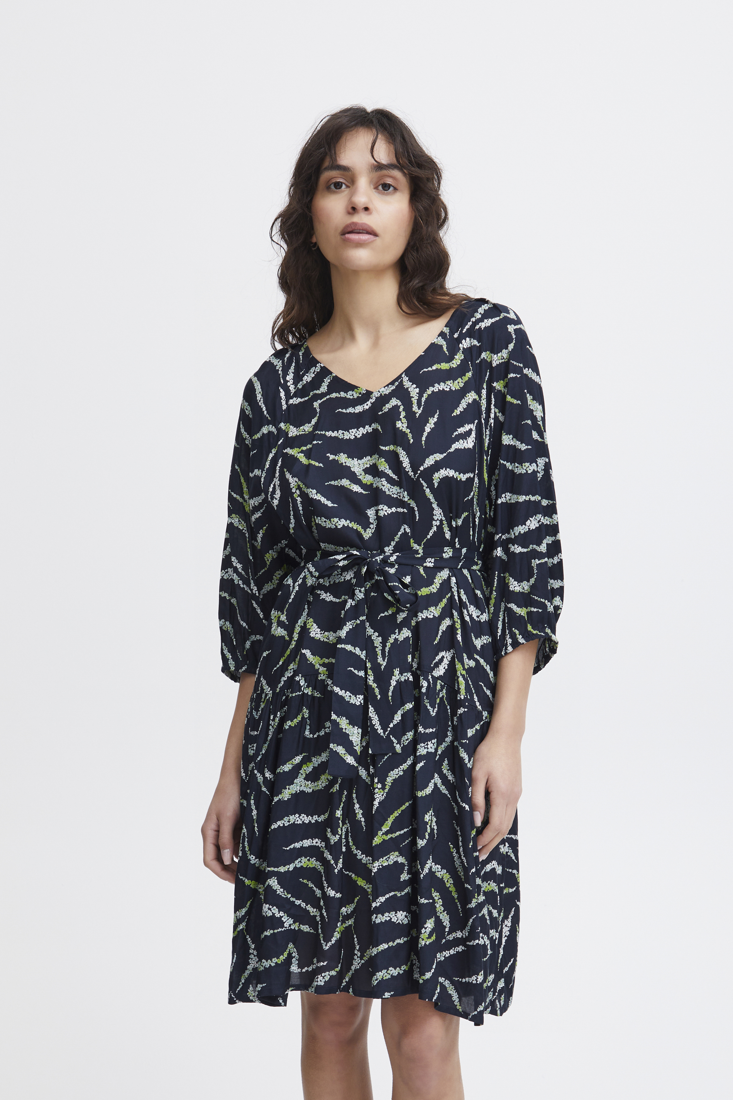 Ichi IHEVOLA Jurk - Blauw - grootte 40 vor Vrouwen