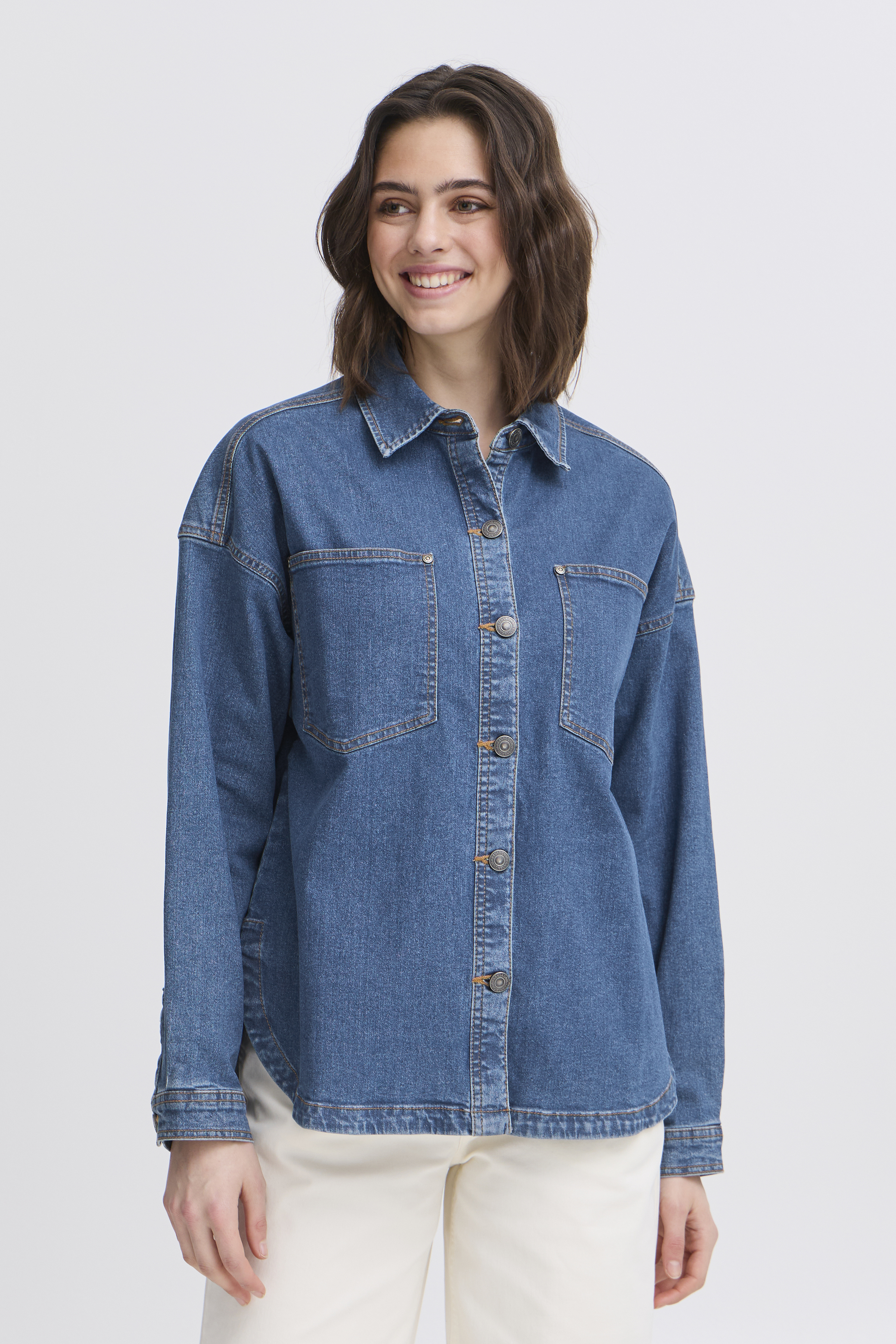 Fransa FRVOCUT Causal jas - Blauw - grootte XS vor Vrouwen