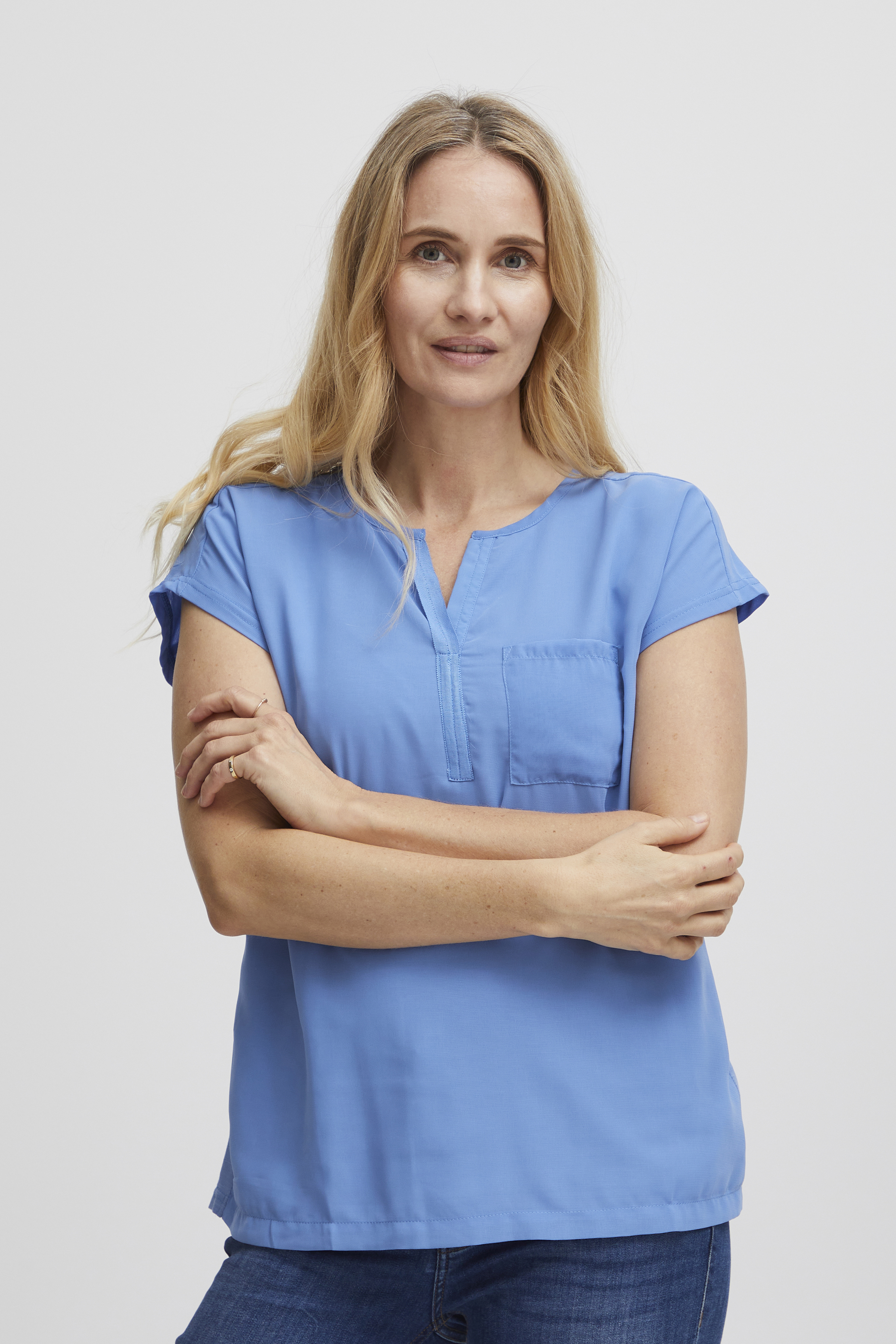 Fransa FRZawov Blouse - Blauw - grootte XL vor Vrouwen