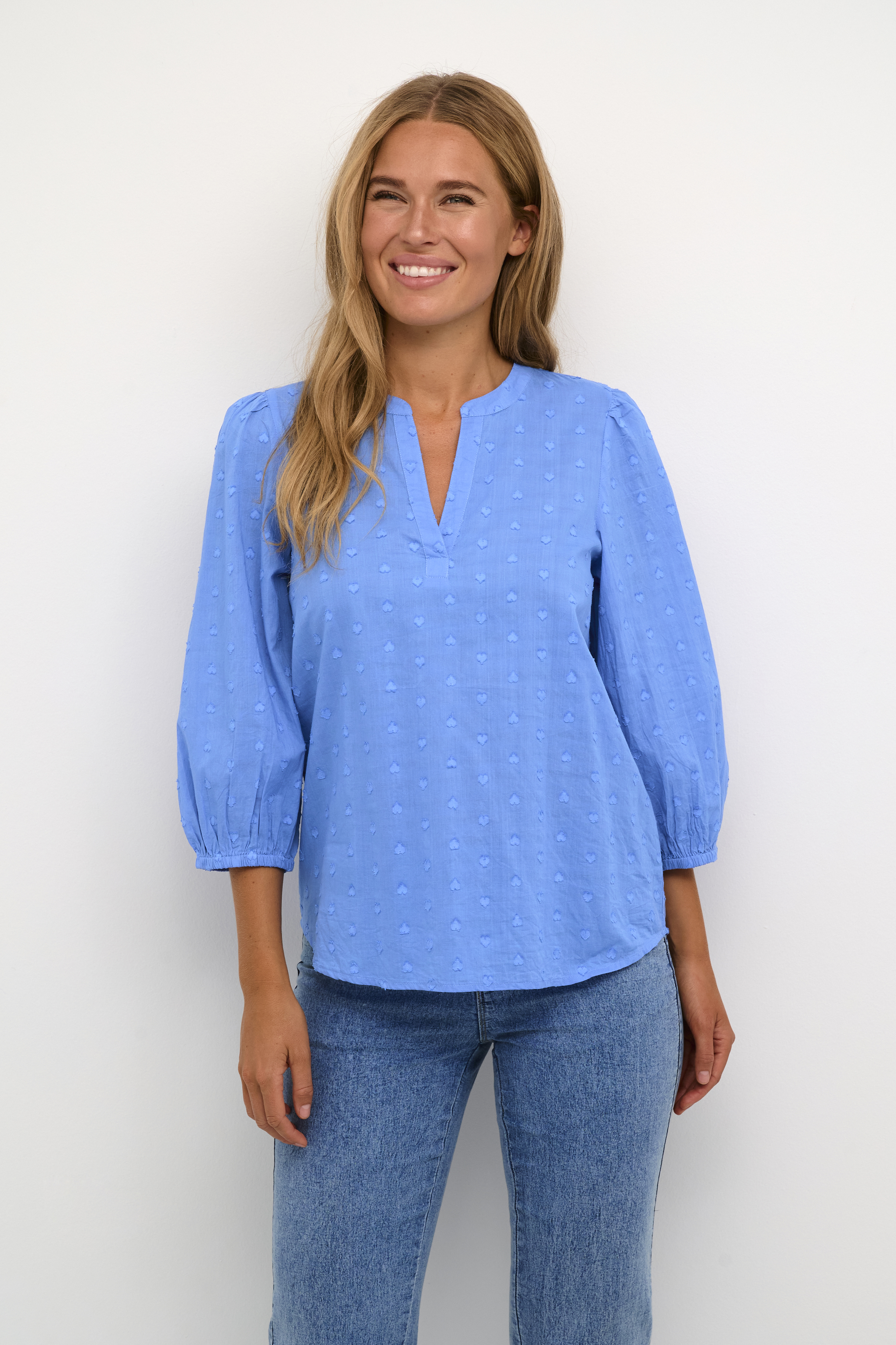 Kaffe KAjollia Blouse - Blauw - grootte 34 vor Vrouwen