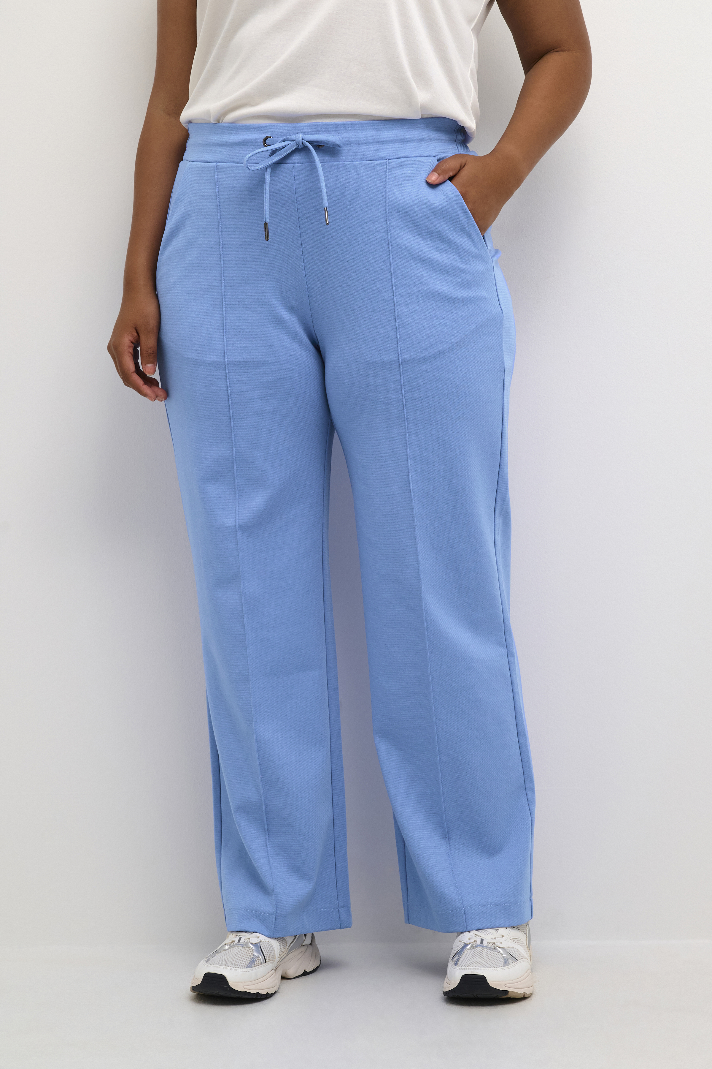 Kaffe Curve KCjenna Broek - Blauw - grootte S vor Vrouwen