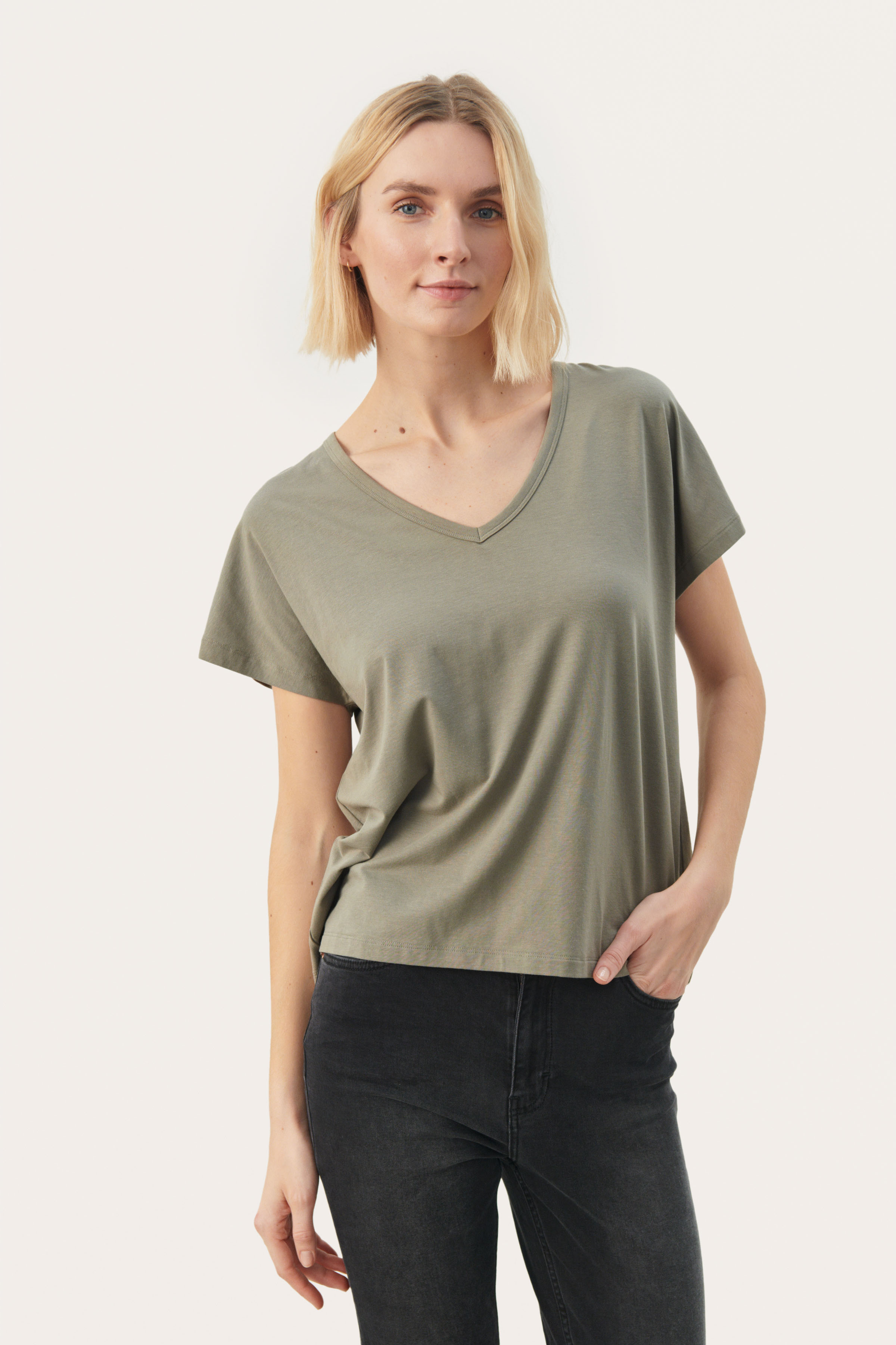 Part Two EvenyePW T-shirt - Grön - str XS för Dam