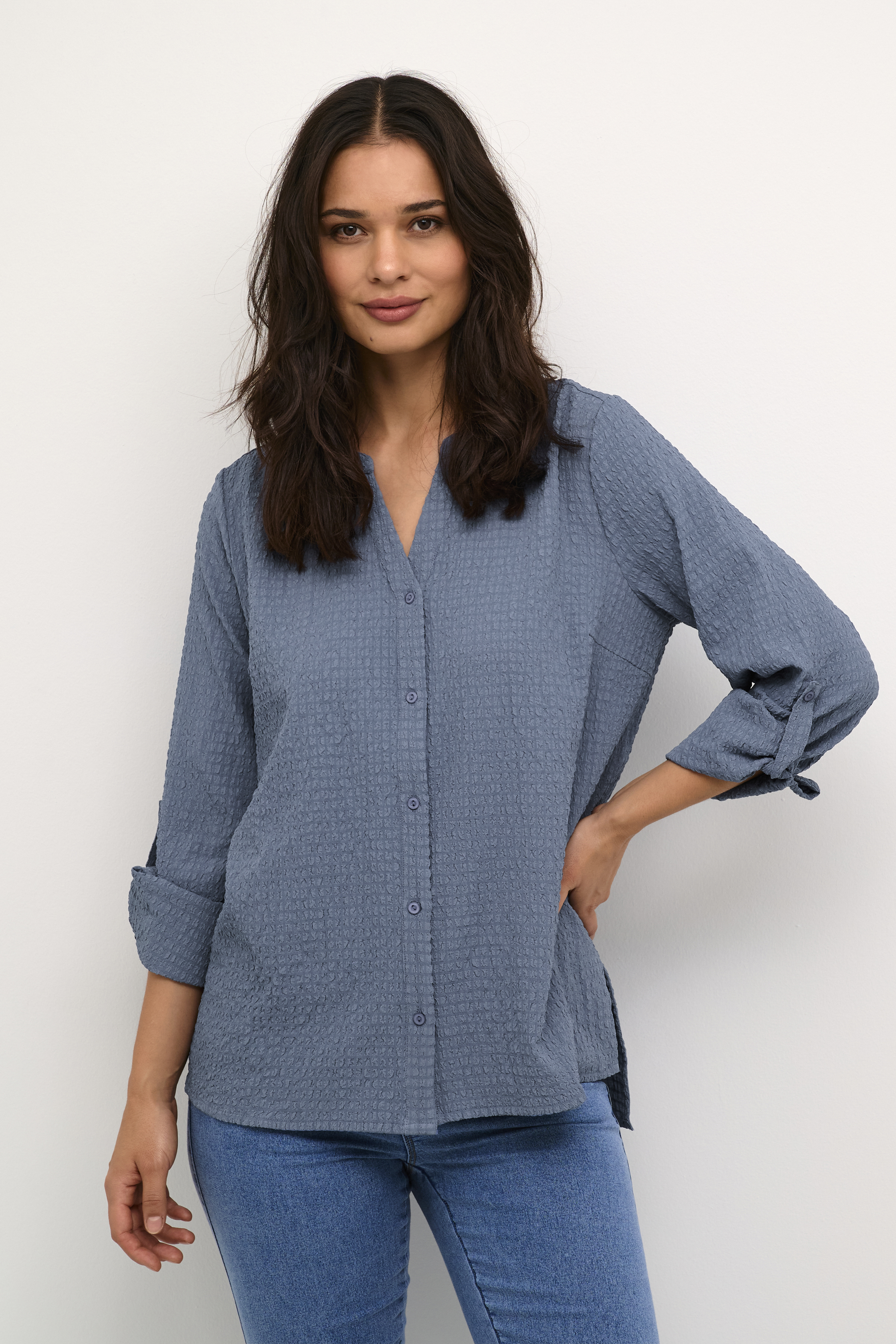 Bon'A Parte BPeverlin Overhemd - Blauw - grootte XXL vor Vrouwen