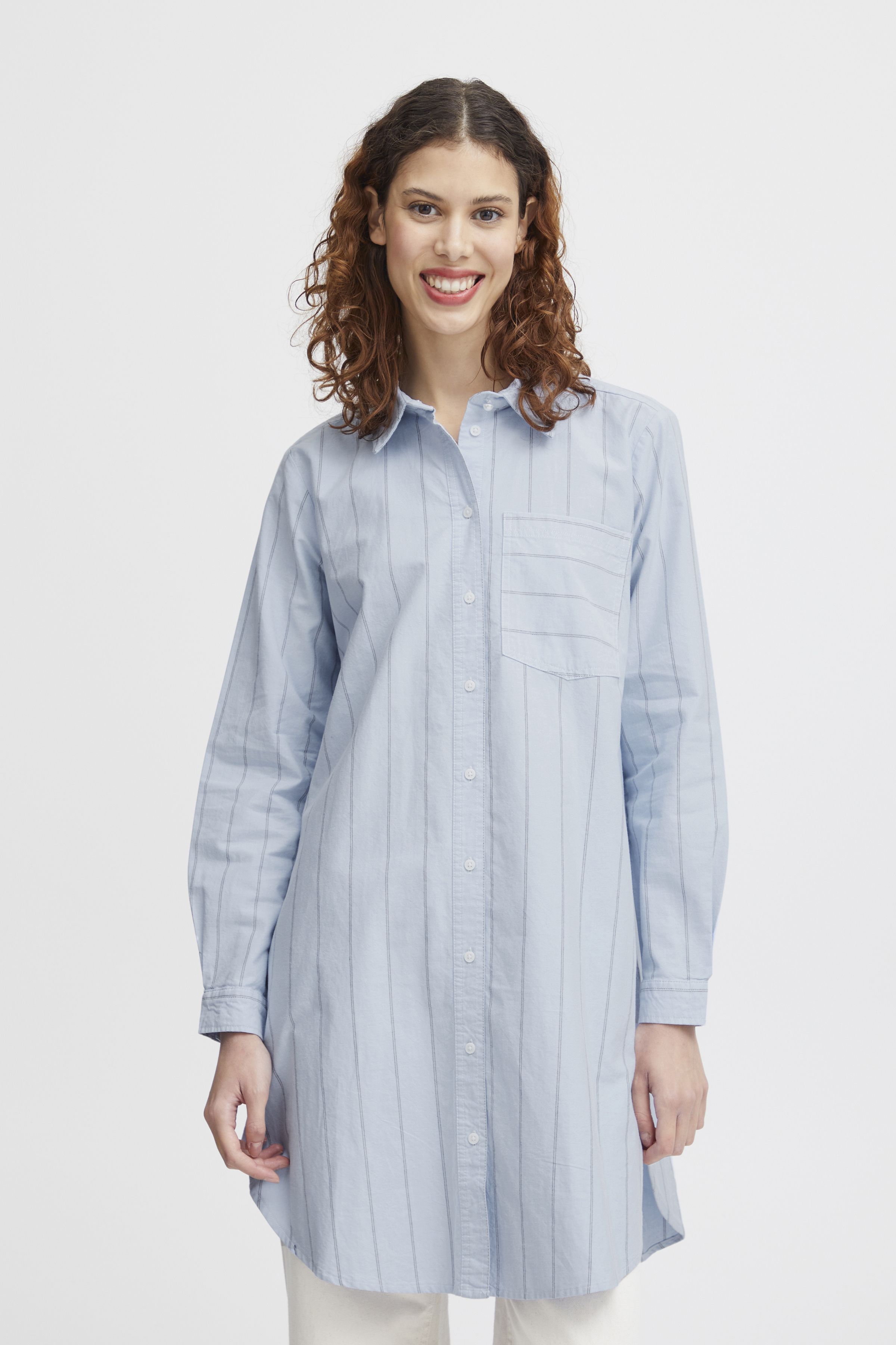 b.young BYINLUVA Jurk - Blauw - grootte 46 vor Vrouwen