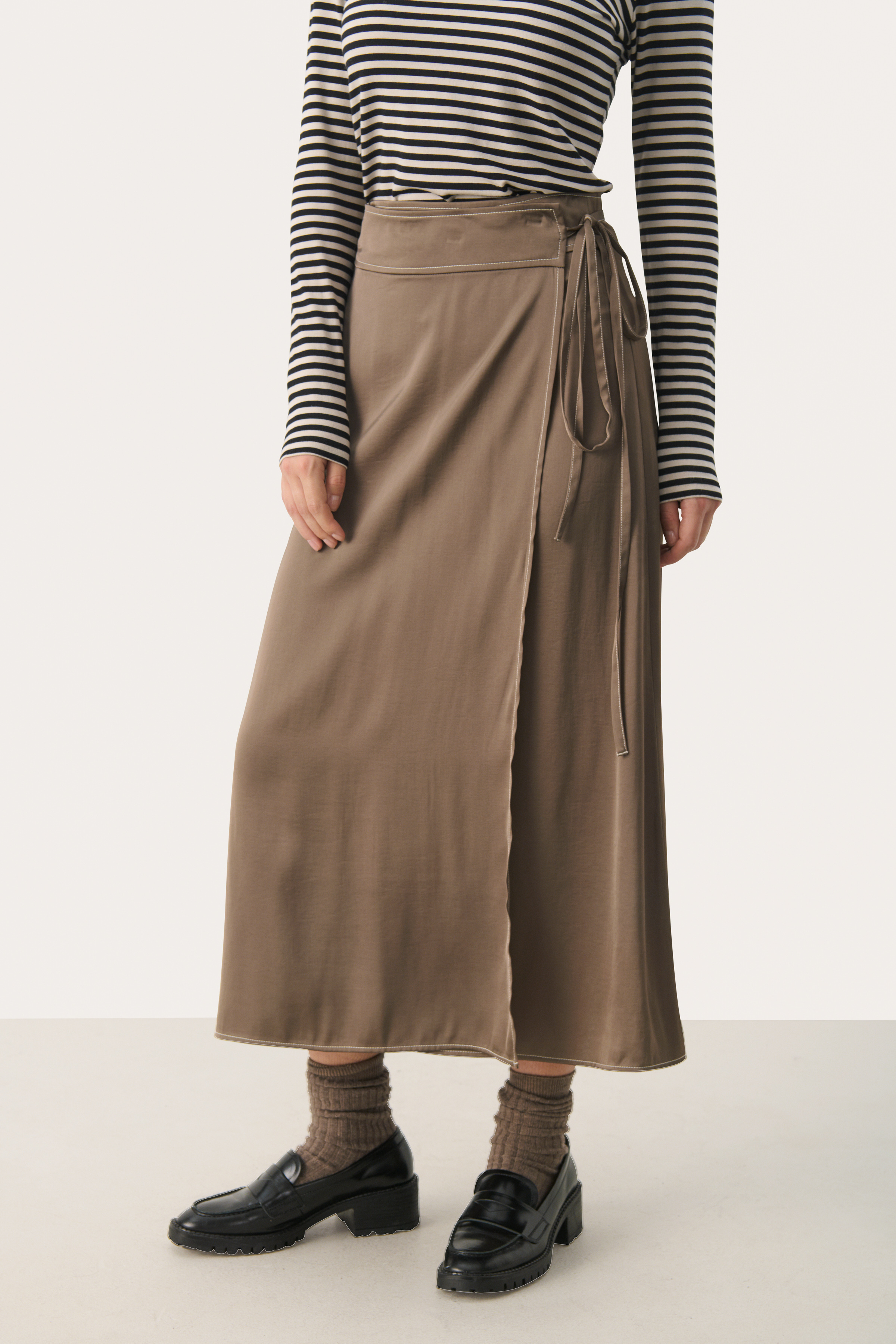 Part Two LoveliePW Rok - Brown - grootte 36 vor Vrouwen