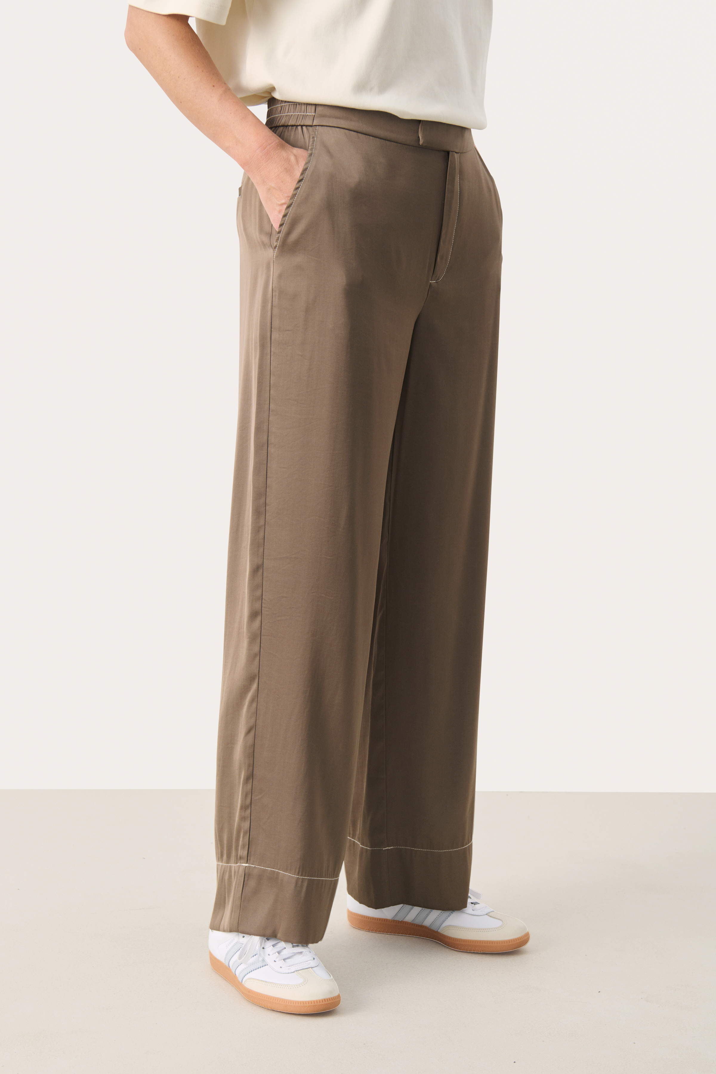 Part Two LuciennePW Broek - Brown - grootte 34 vor Vrouwen