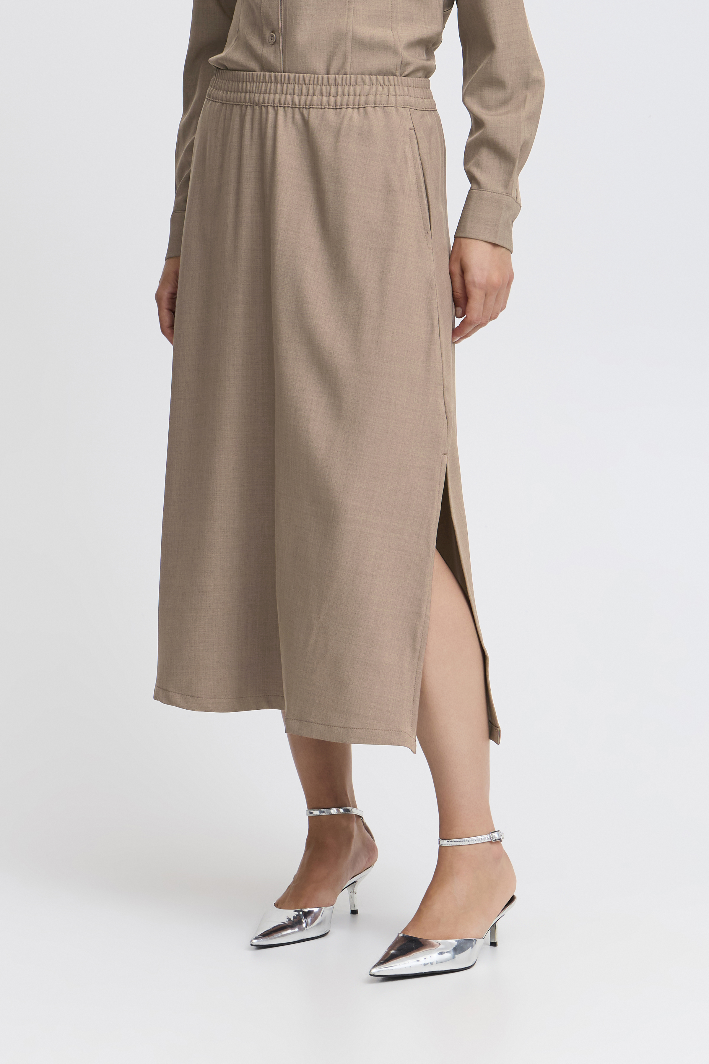 b.young BYMMIDDE Rok - Brown - grootte 44 vor Vrouwen