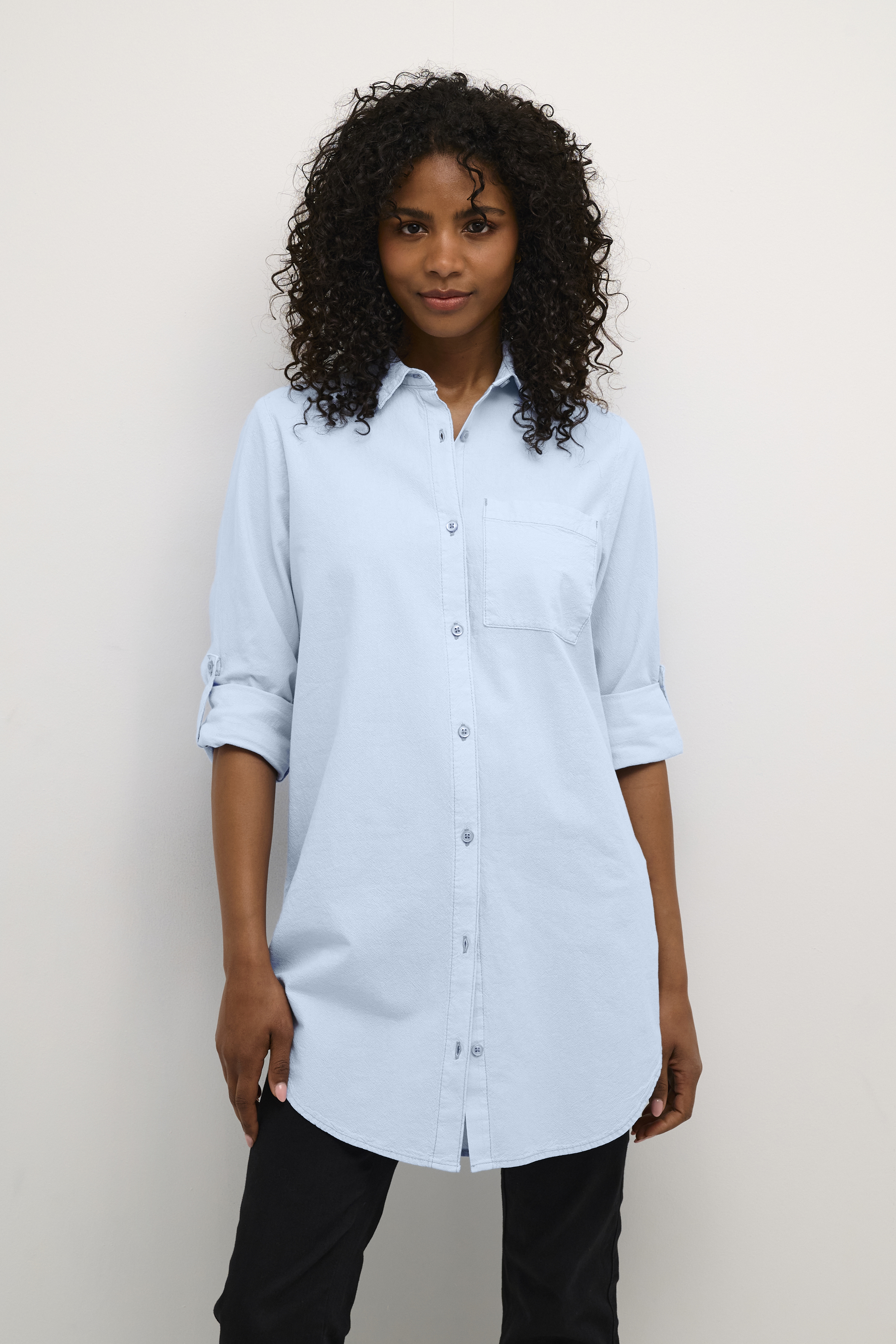 Kaffe KAnaya Overhemd - Blauw - grootte 34 vor Vrouwen
