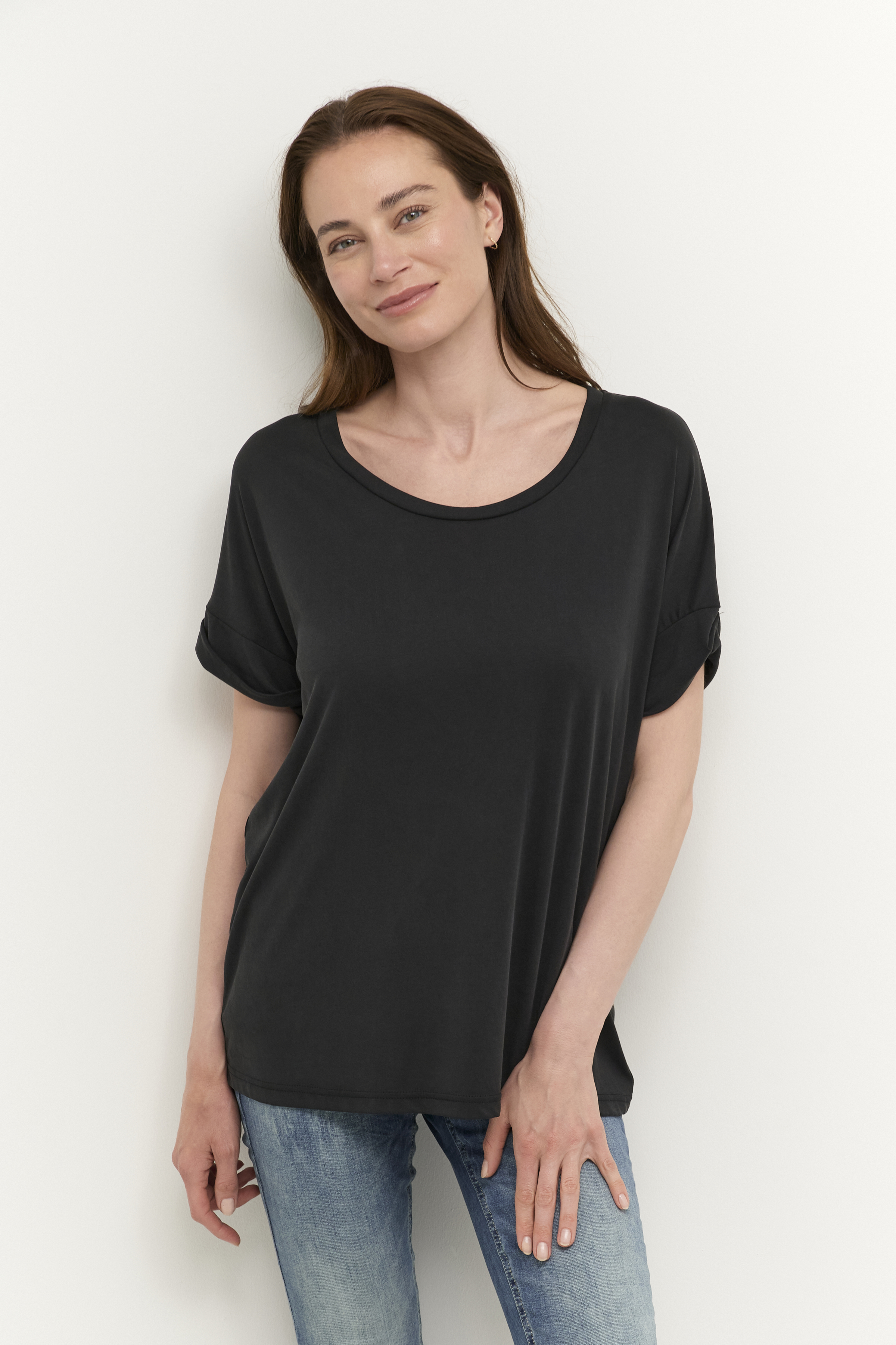 Culture T-shirt korte mouw - Zwart - grootte XS vor Vrouwen