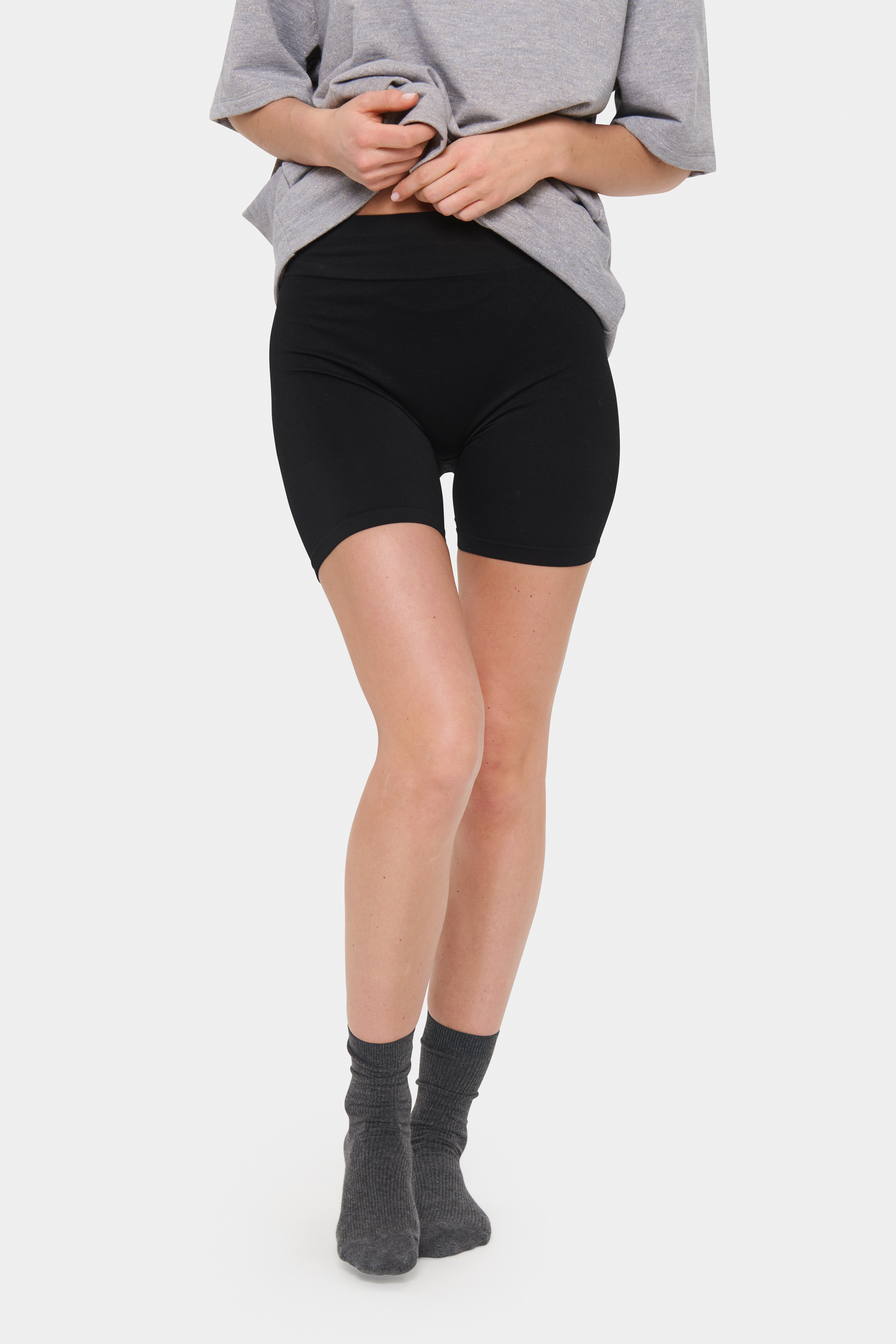 Saint Tropez T5920, Shorts - Zwart - grootte XL/XXL vor Vrouwen